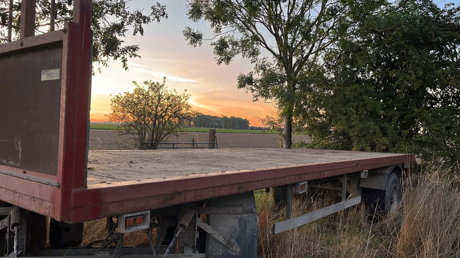 Platte wagen te koop - Ideaal voor kisten transport
