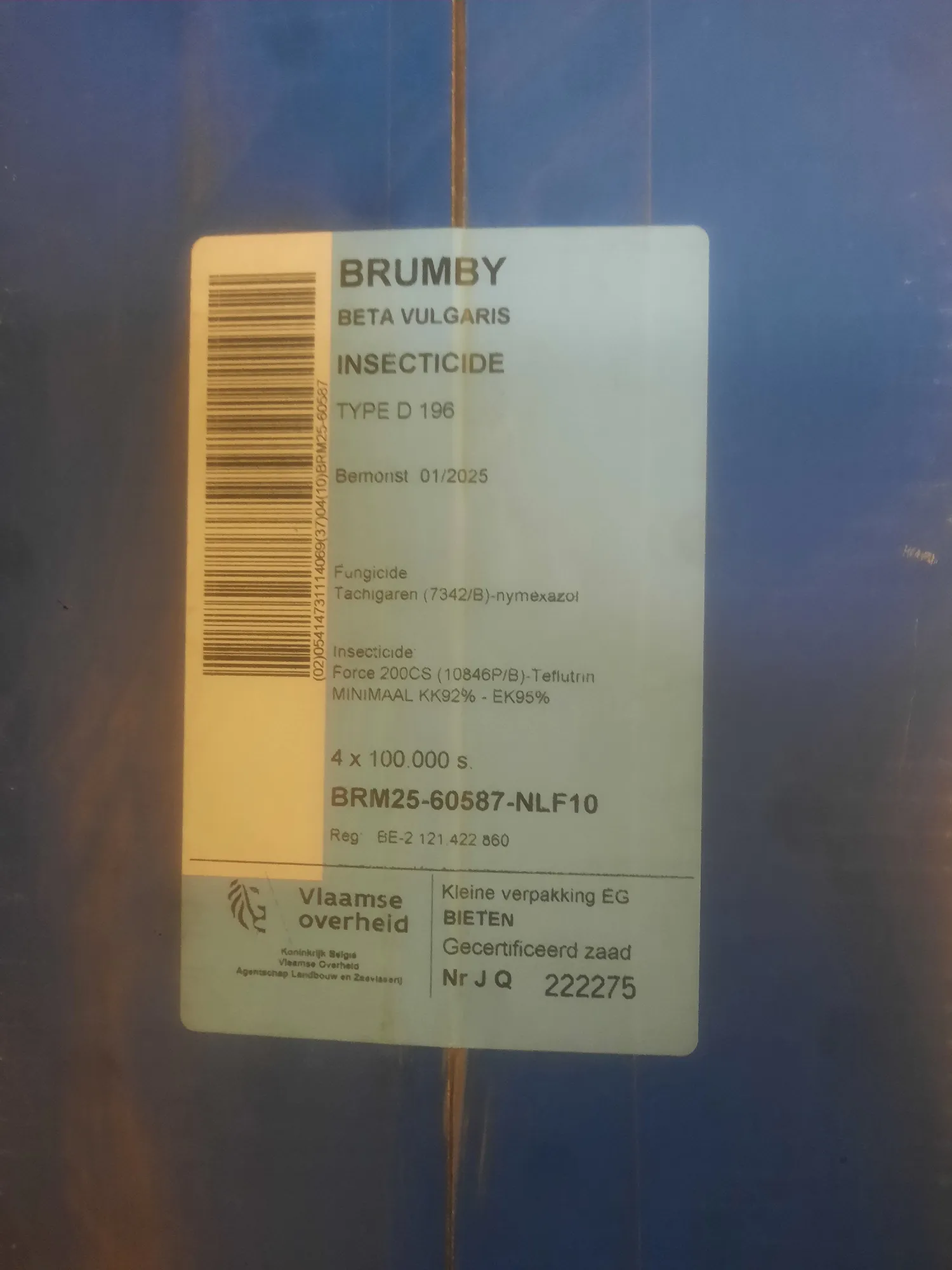Suikerbietenzaad Brumby 2025 - Scherpe Prijs!