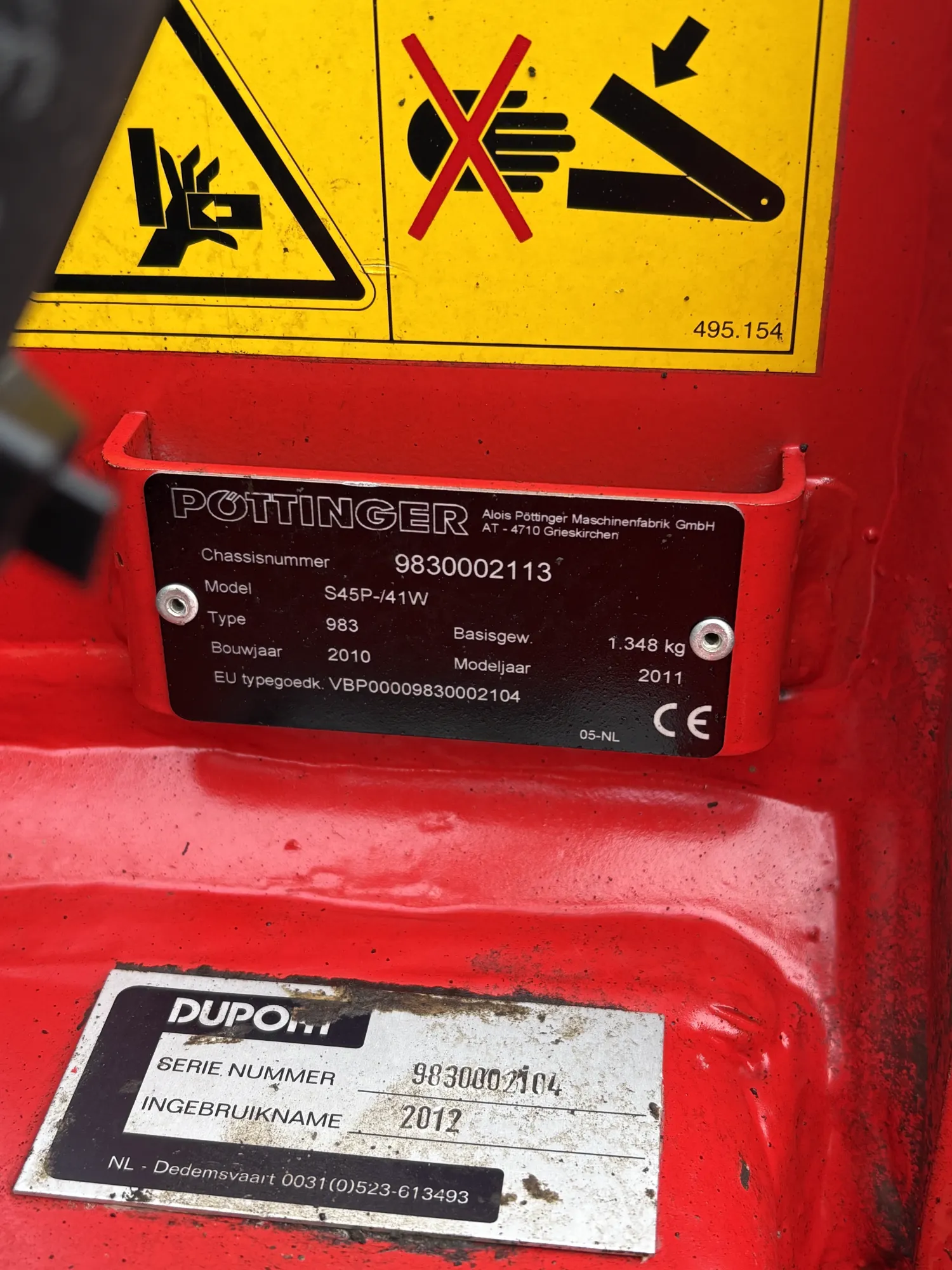 Pług Pottinger Servo 45P - Bardzo dobry stan