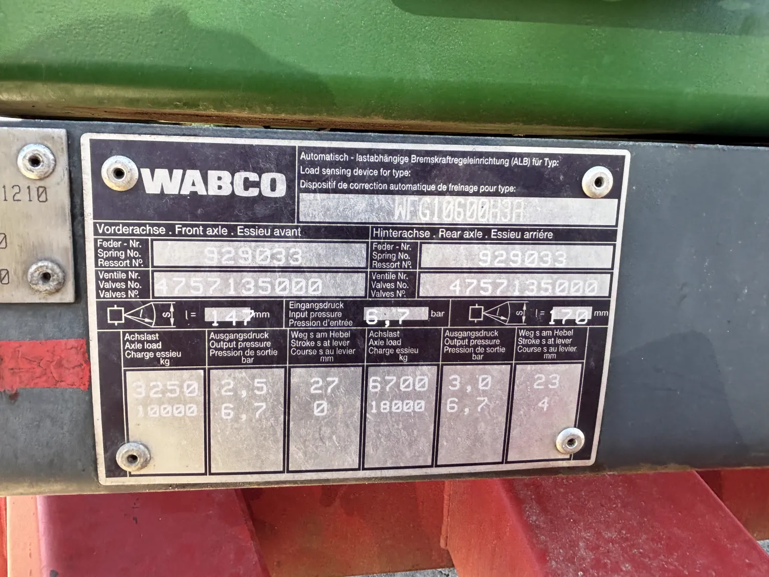 Krassort 3-Achs-Kipper, 50cbm, TÜV 2026