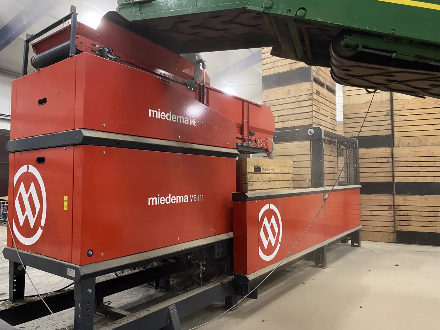 Dewulf-Miedema MB111 kistenvuller | Hoge capaciteit