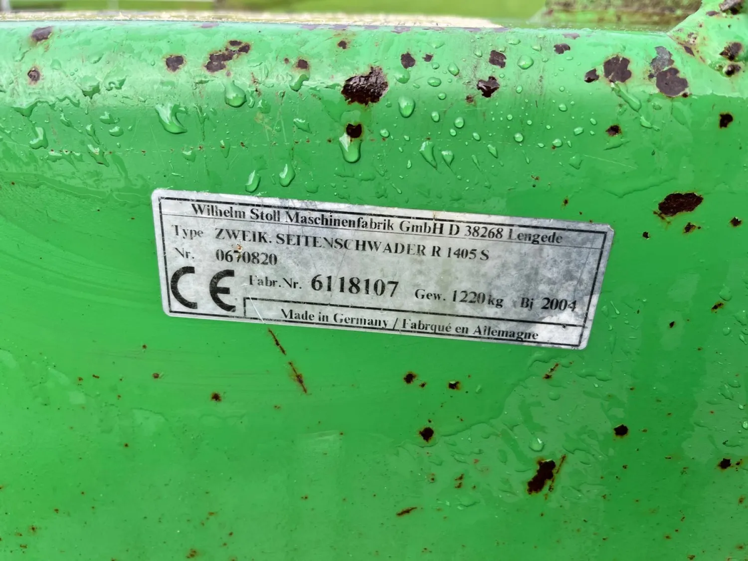 Stoll R 1405 S Hark - 6.5m Werkbreedte - Bouwjaar 2004