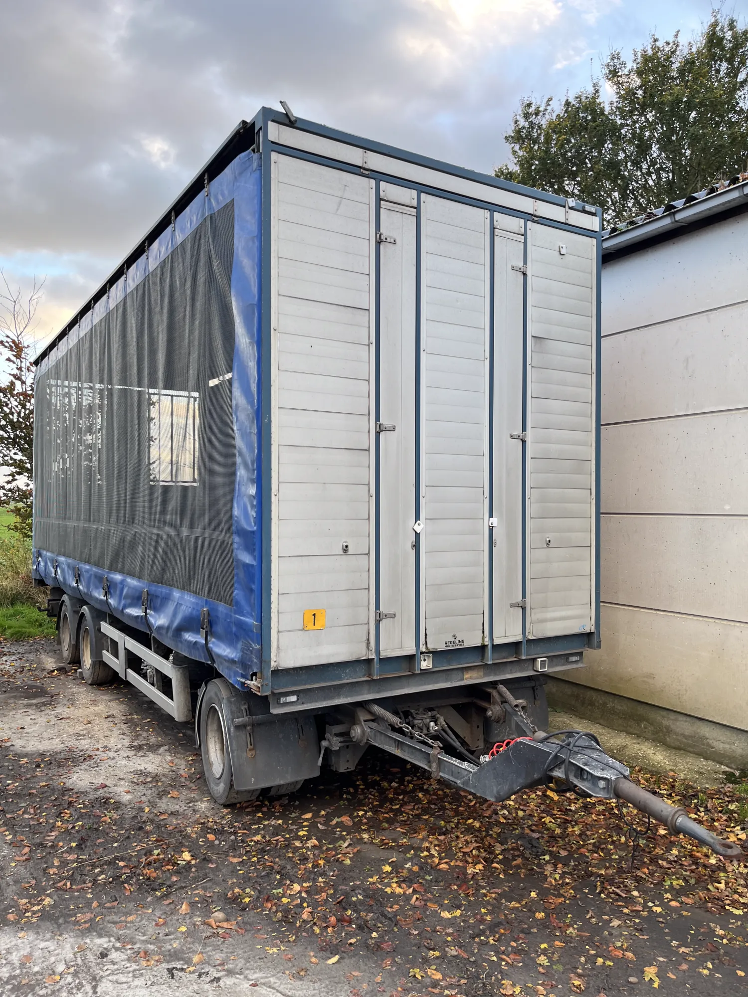 Landbouw aanhangwagen te koop - 8 meter laadlengte