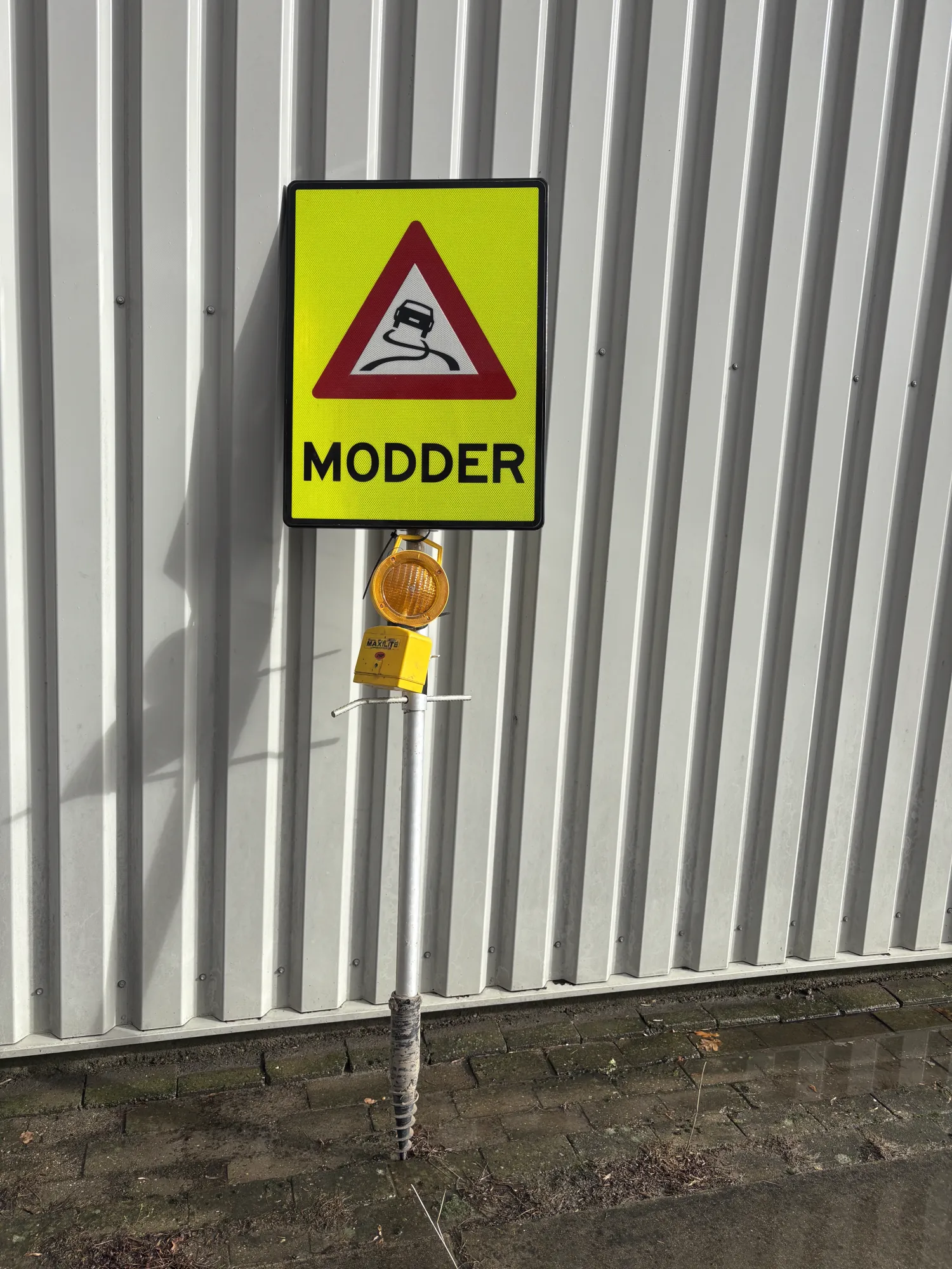 Modderbord met knipperlamp te koop