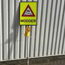 Modderbord met knipperlamp te koop