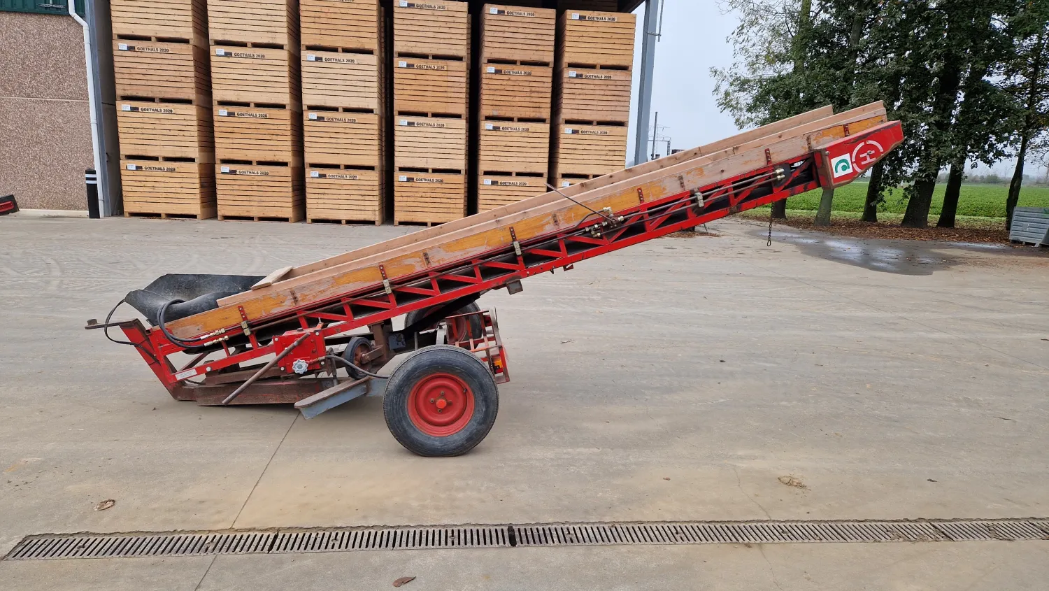 Transportband - 4,6m - Hydraulisch aangedreven