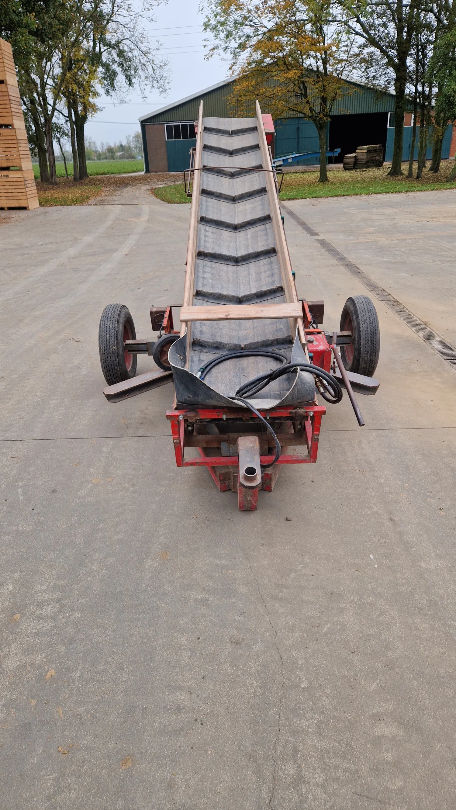 Transportband - 4,6m - Hydraulisch aangedreven