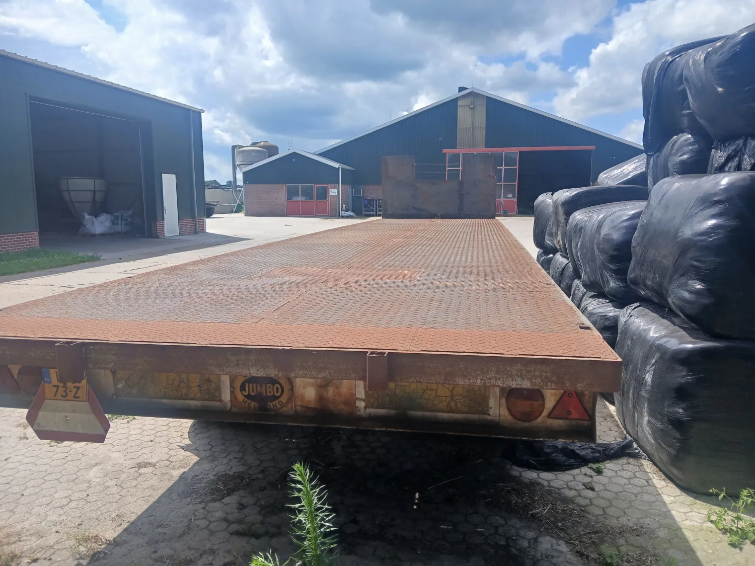 Landbouwwagen te koop - 11.3m laadlengte, kenteken!