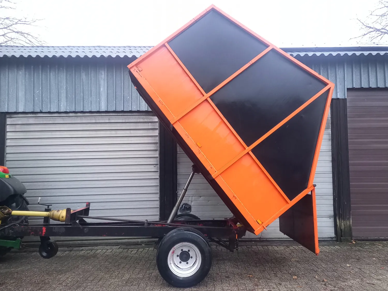 Houtsnipper Kipper met Doorlopende Aftakas | 12 Kuub