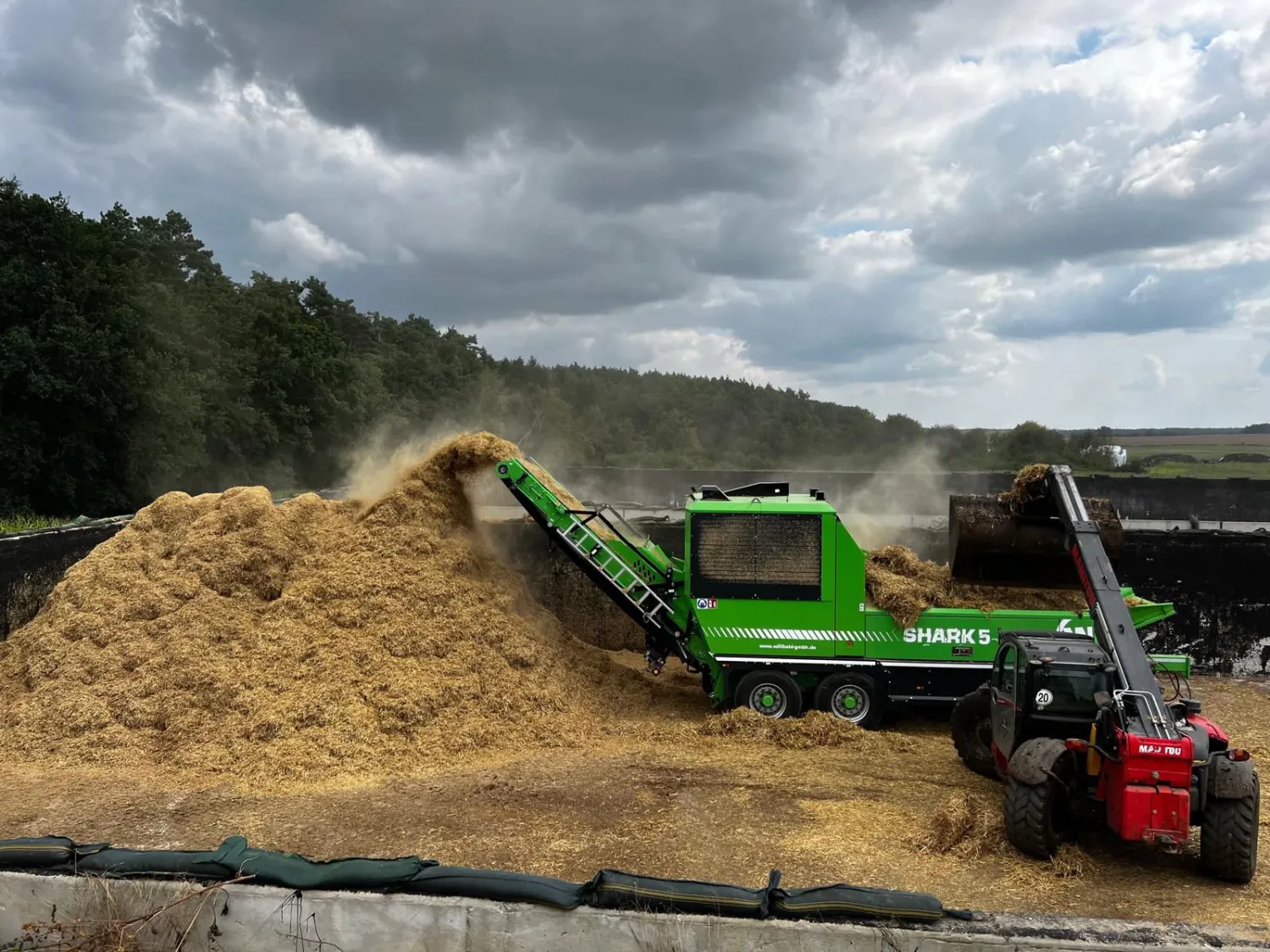 Biogasproductie optimaliseren: Shredden voor hogere opbrengsten