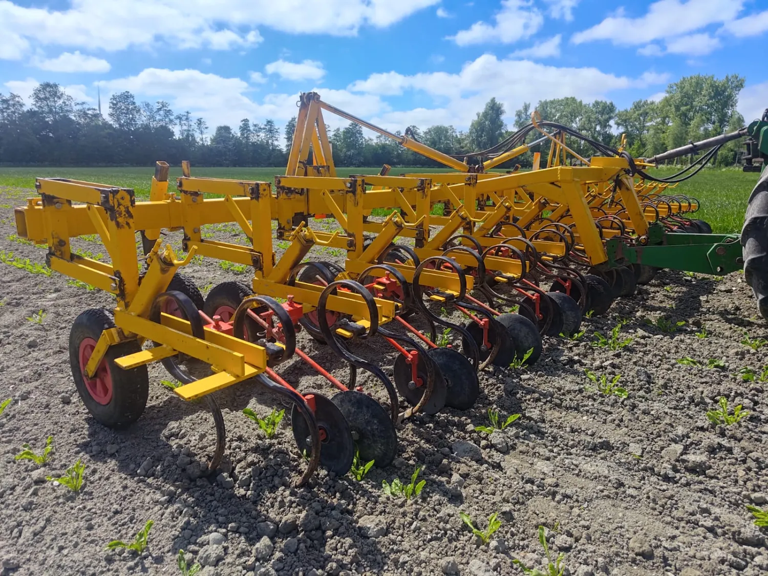 Schoffelbalk 12 rijen opklapbaar | Landbouwwerktuigen