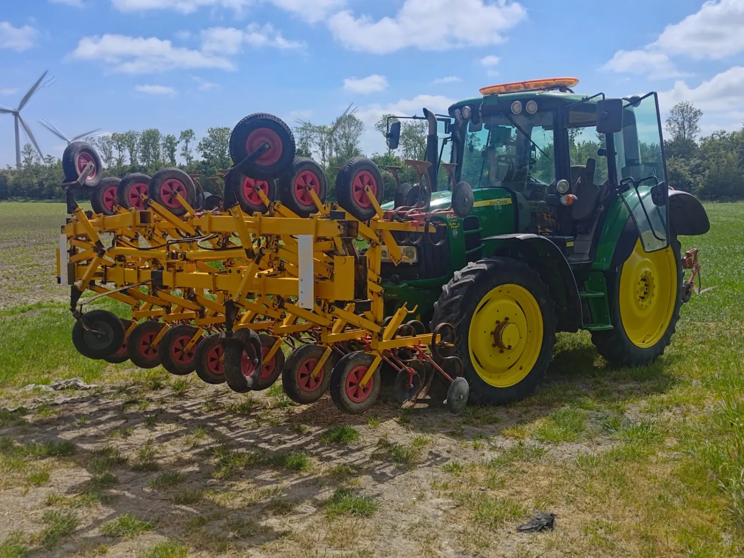 Schoffelbalk 12 rijen opklapbaar | Landbouwwerktuigen