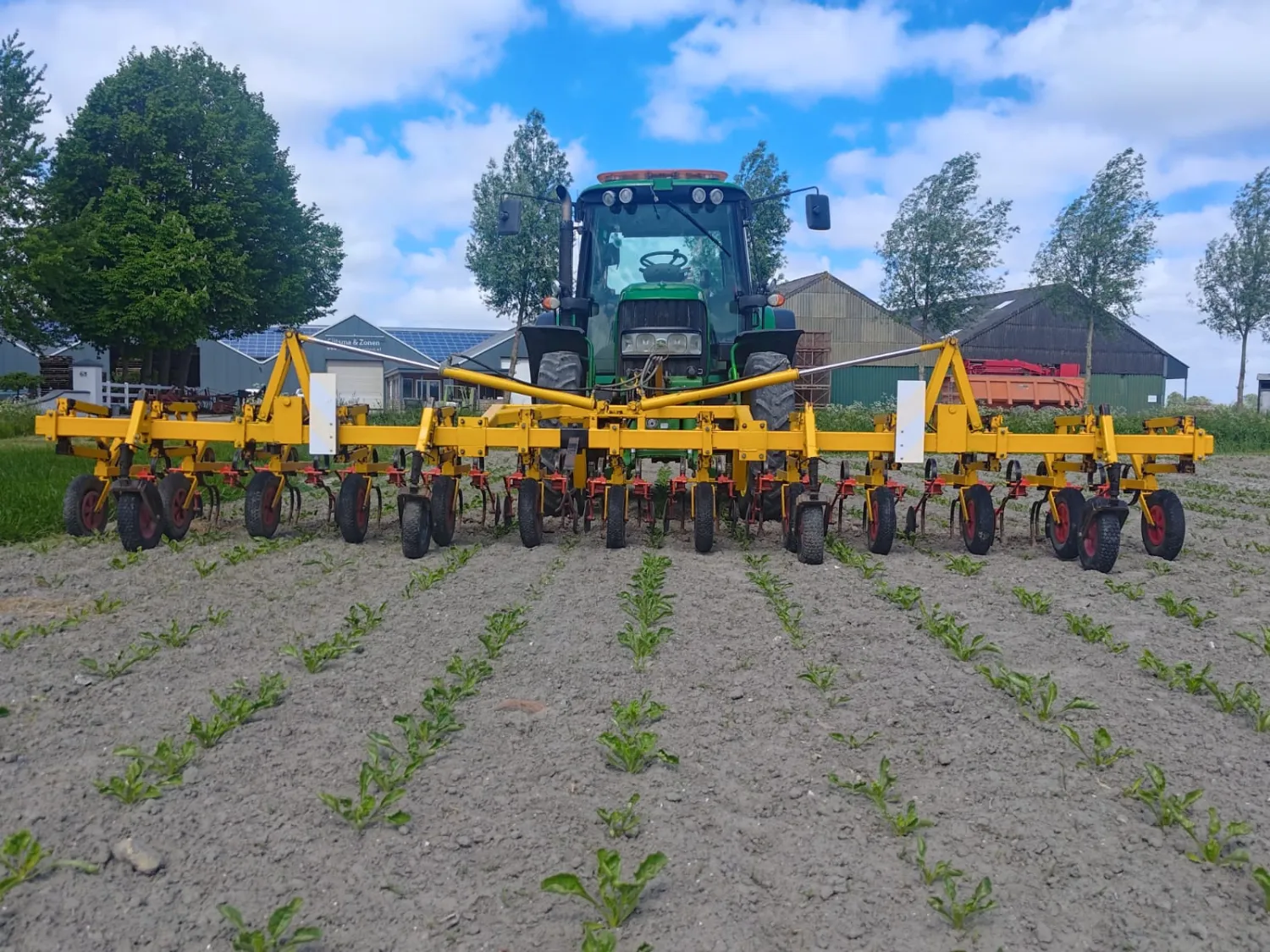 Schoffelbalk 12 rijen opklapbaar | Landbouwwerktuigen