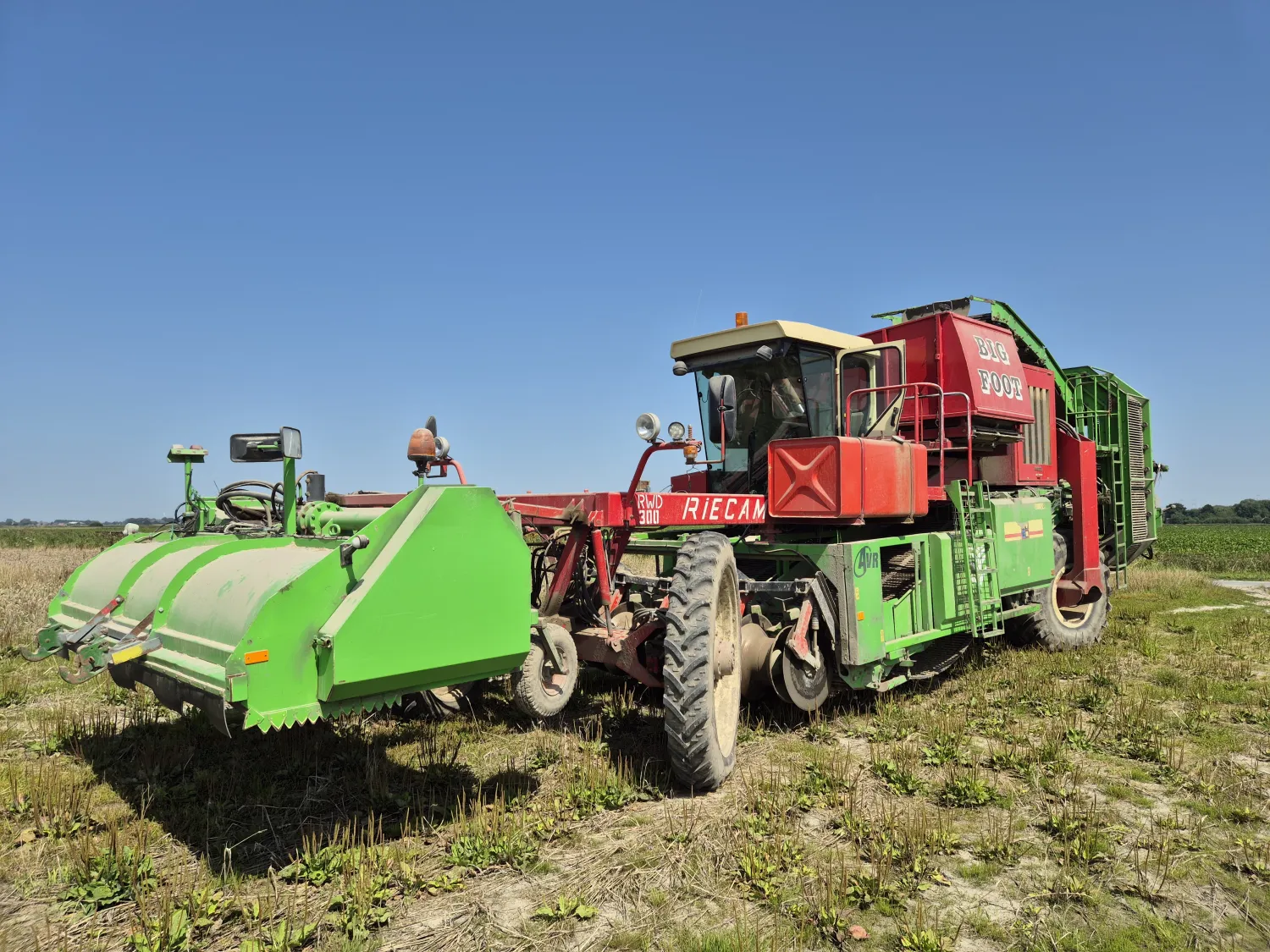 AVR Riecam 4-rijige rooimachine - Zelfrijdend, 3 tons bunker
