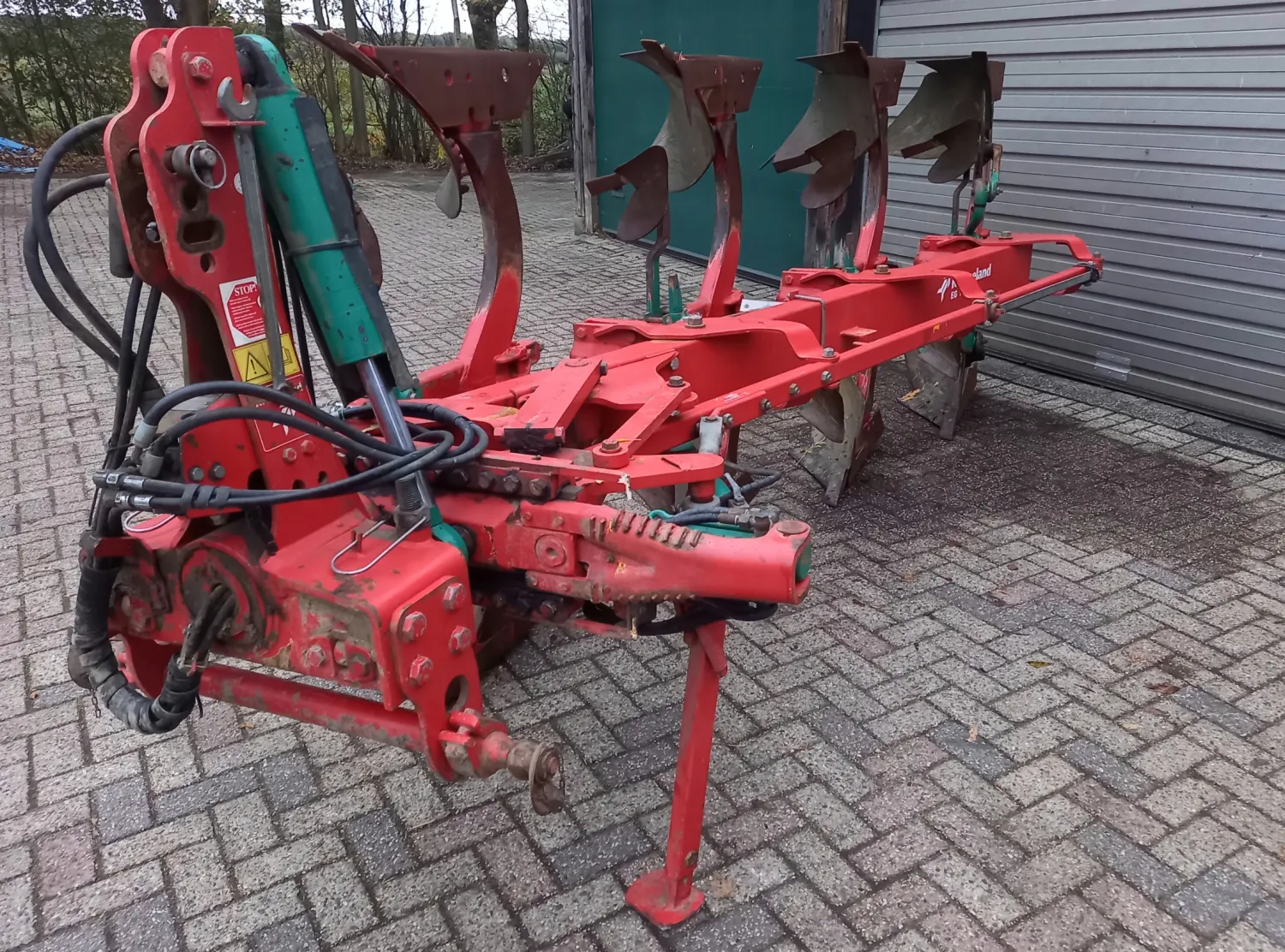 Pług Kverneland EG - 4 Skiby - Zmienna Szerokość