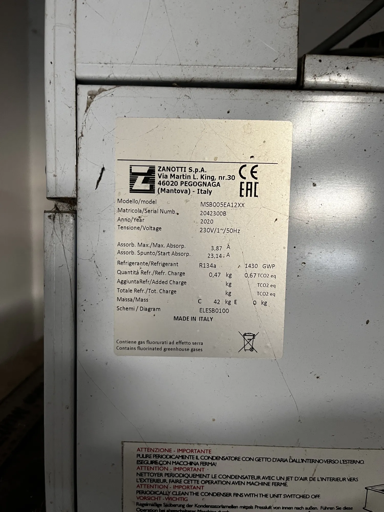 Chłodnia z Agregatem Zanotti - Idealna do Przechowywania