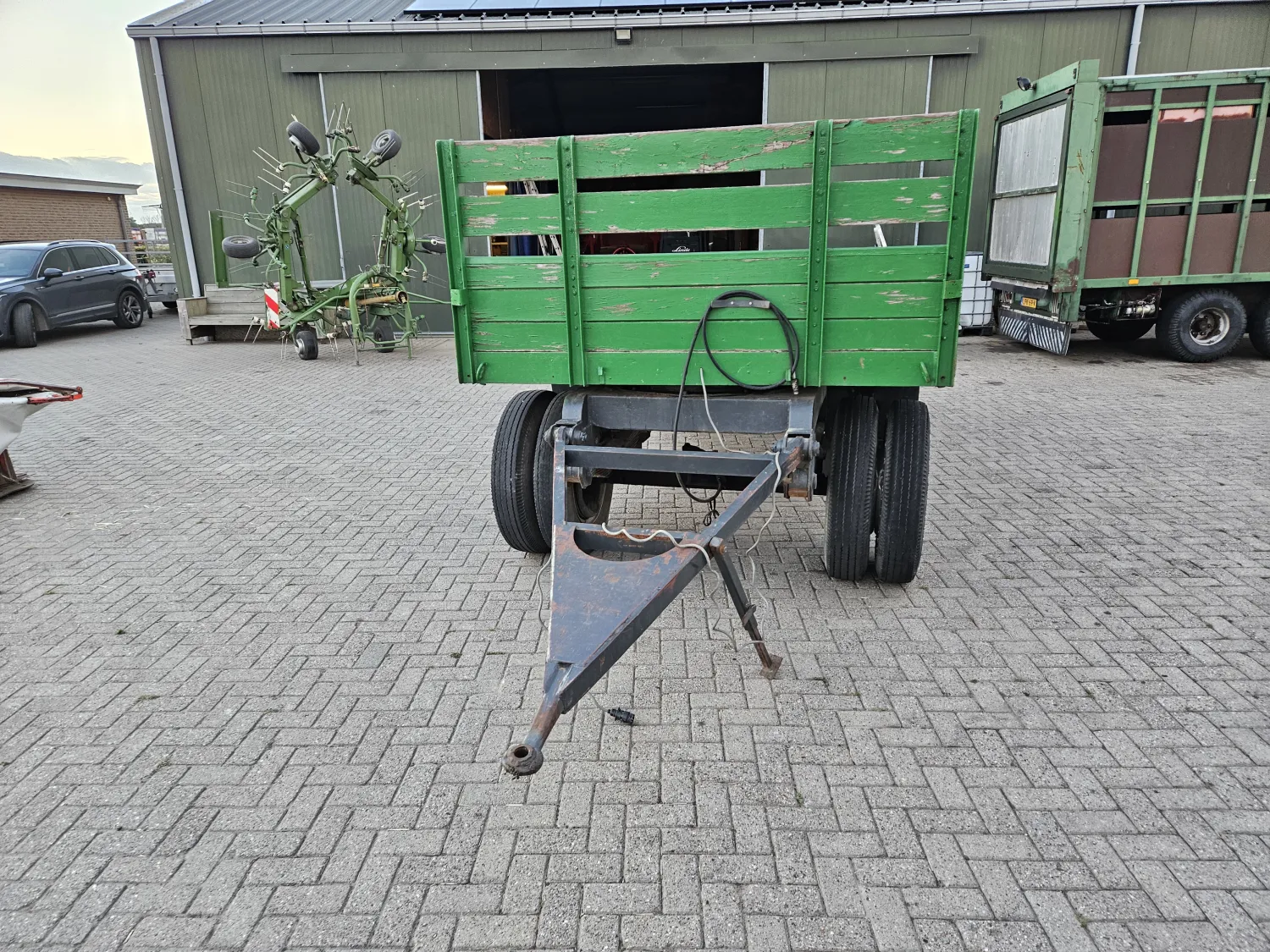 Landbouwaanhanger hydraulisch geremd | Te Koop