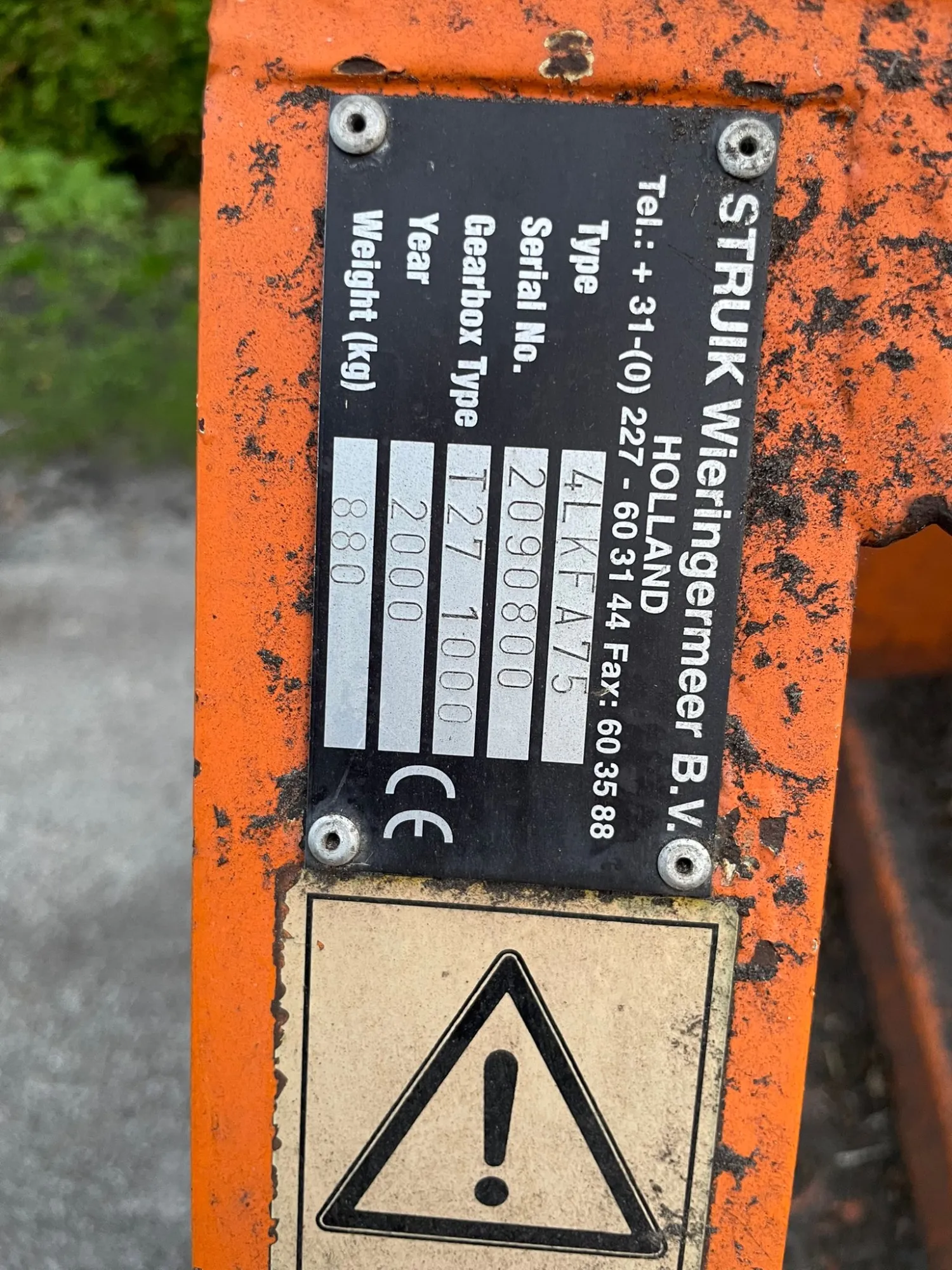 Loofklapper te koop - Struik 4LKFA75 - Bouwjaar 2000