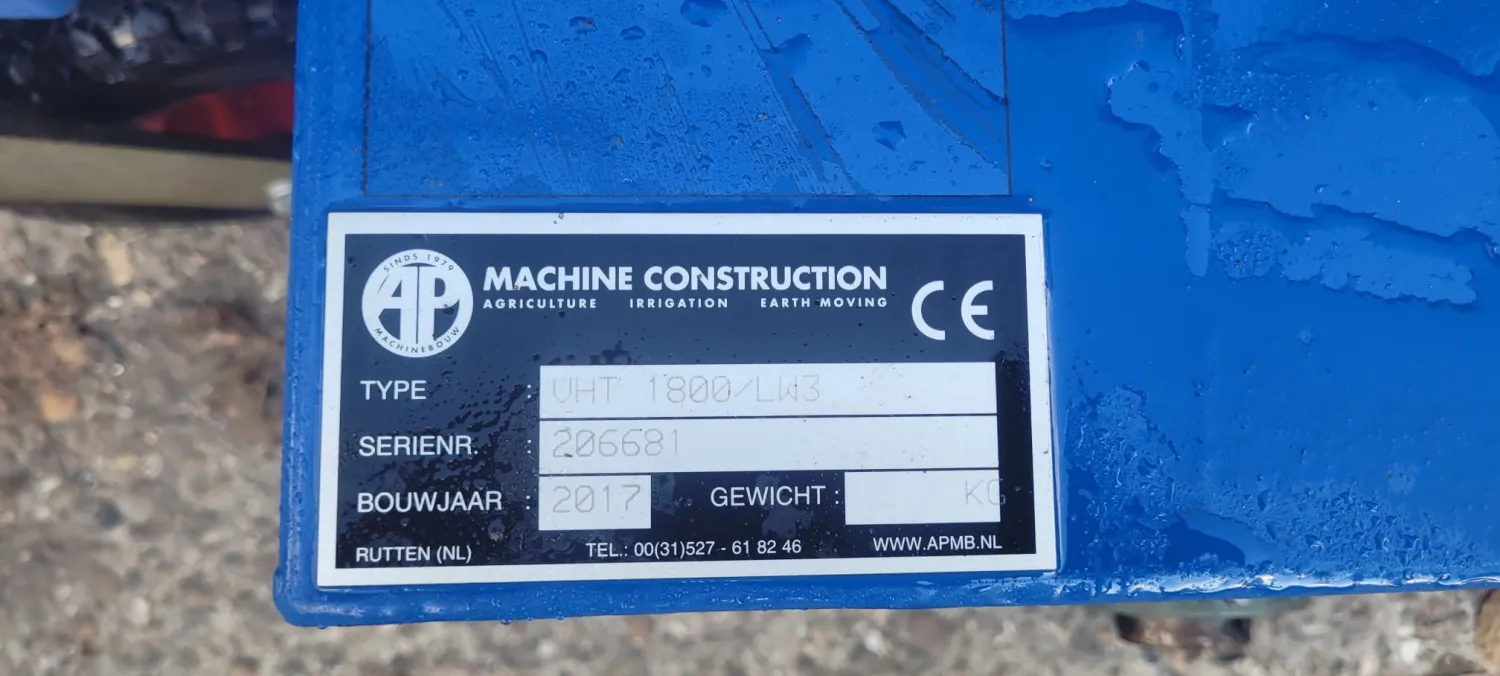 AP Veegmachine 1.8m te Koop - Weinig Gebruikt