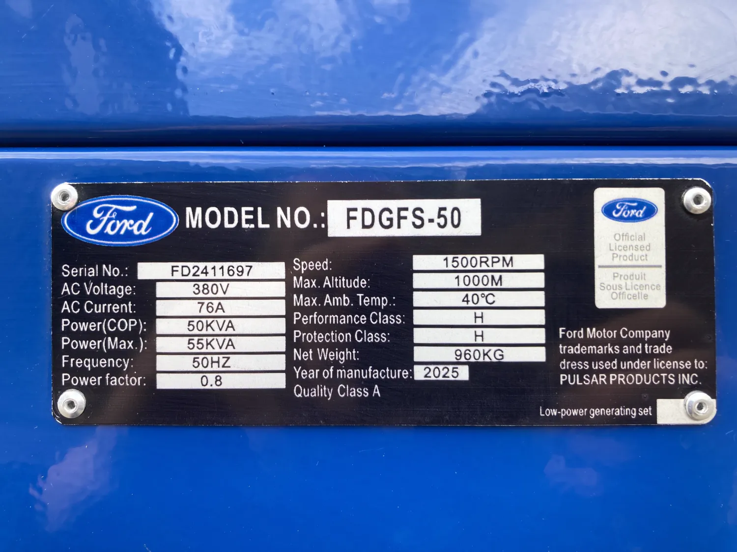 Nieuwe 50 kVA Diesel Aggregaat (2025) - 400/230V