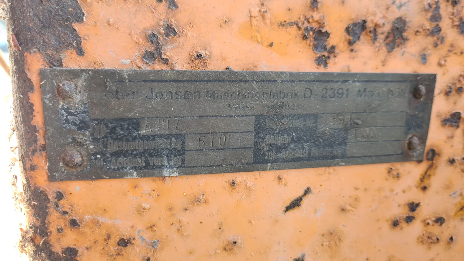 Jensen Houtversnipperaar 1980 - Hydraulische Inrichting