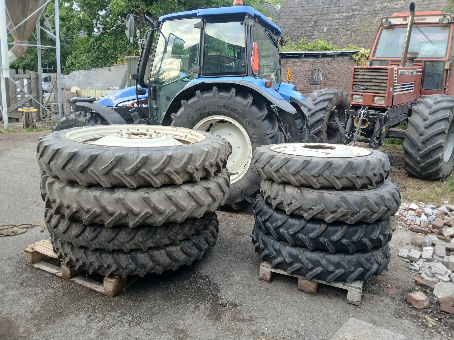 Ruedas para cultivos en hileras para New Holland & Case Jxu - Varios tamaños