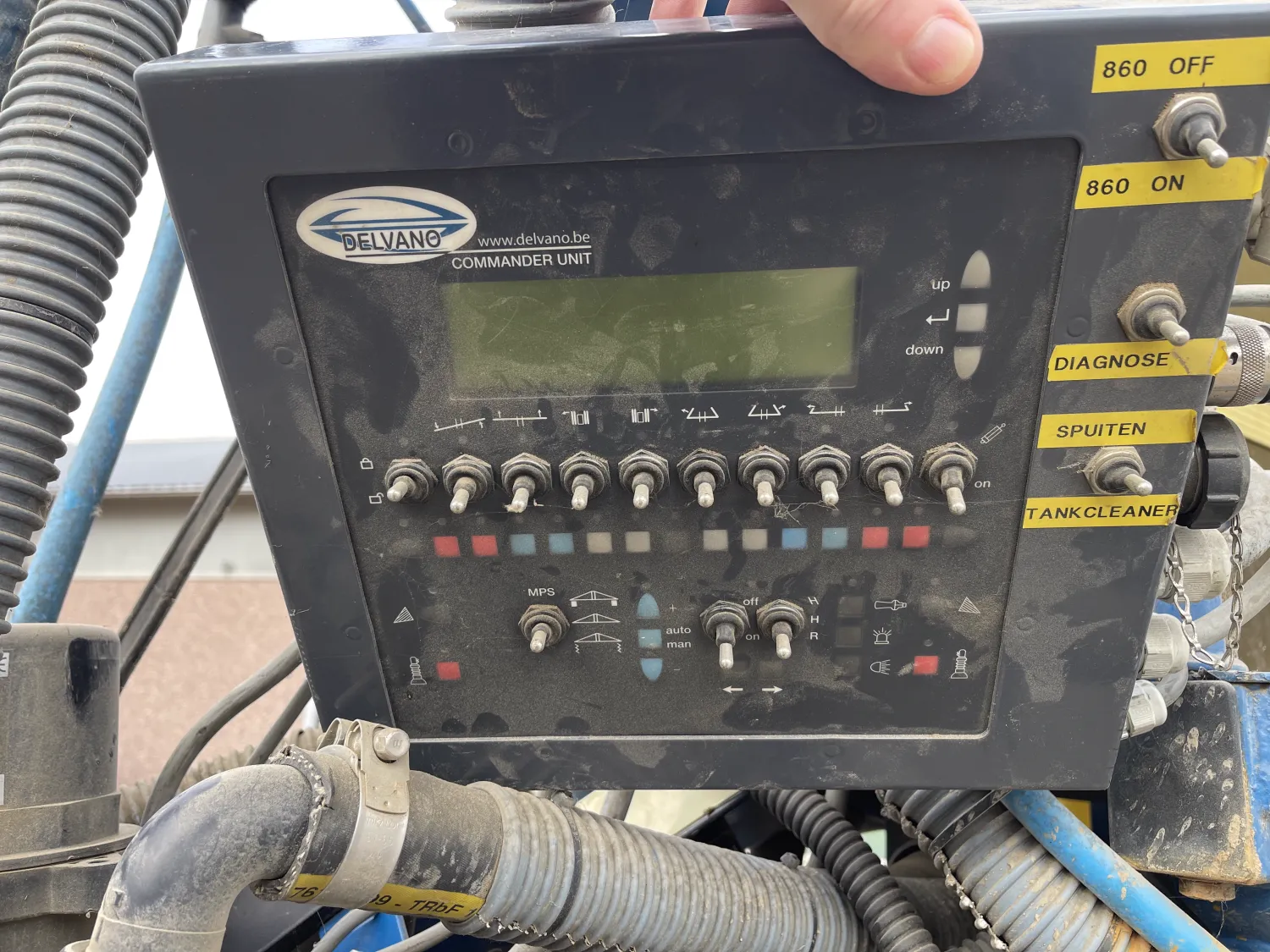 Delvano GT5000 Getrokken Veldspuit, 2008, 39m breedte