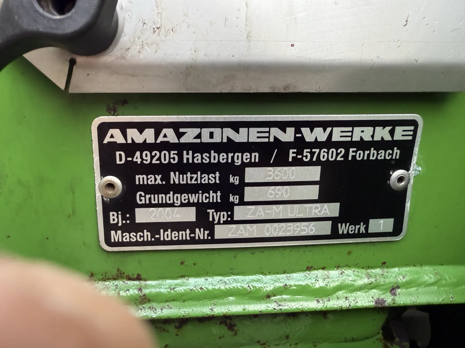 Amazone ZA-M Ultra Kunstmeststrooier - Bouwjaar 2004