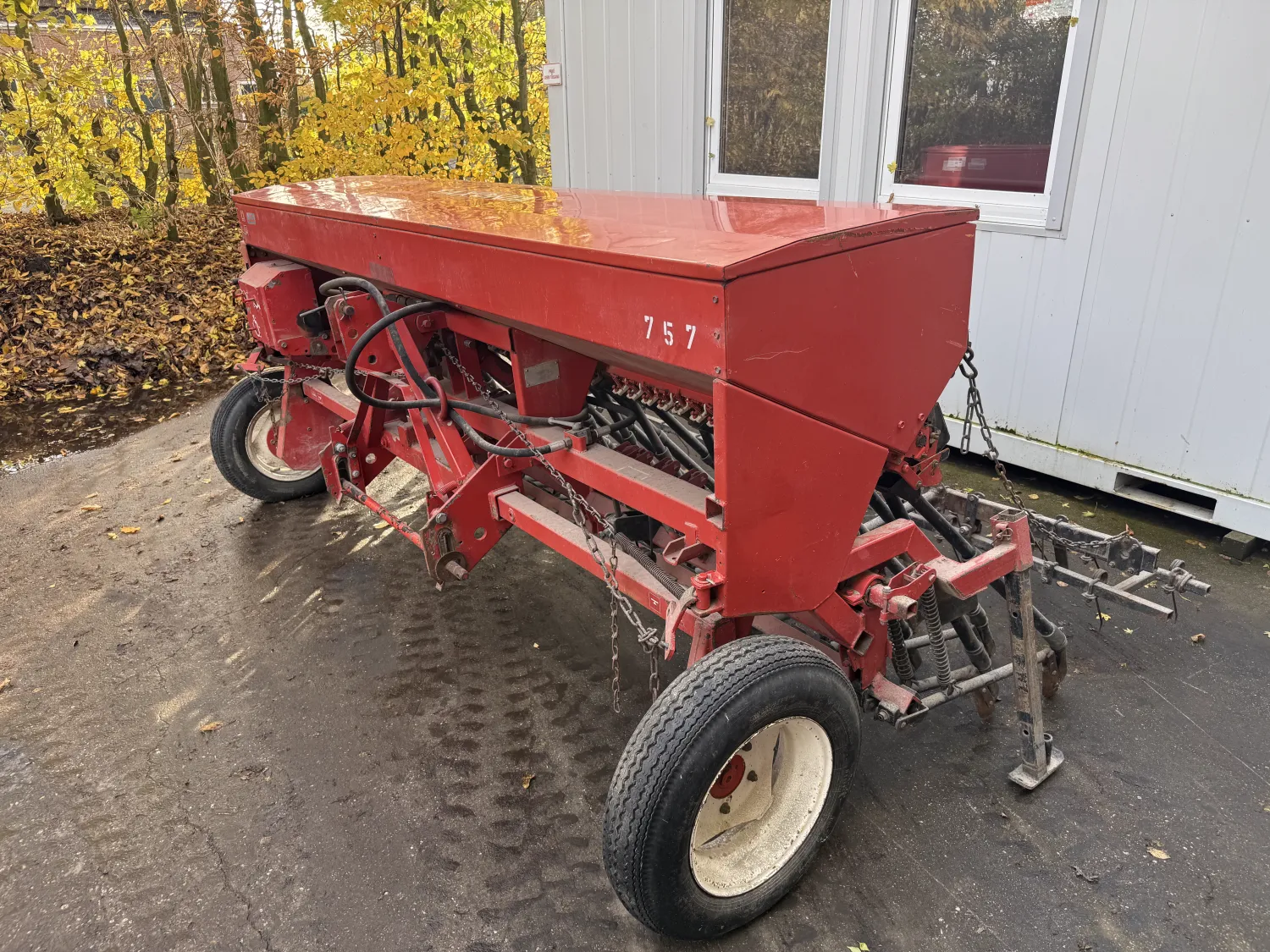 Saxonia Zaaimachine - 24 zaaipijpen - Nette staat