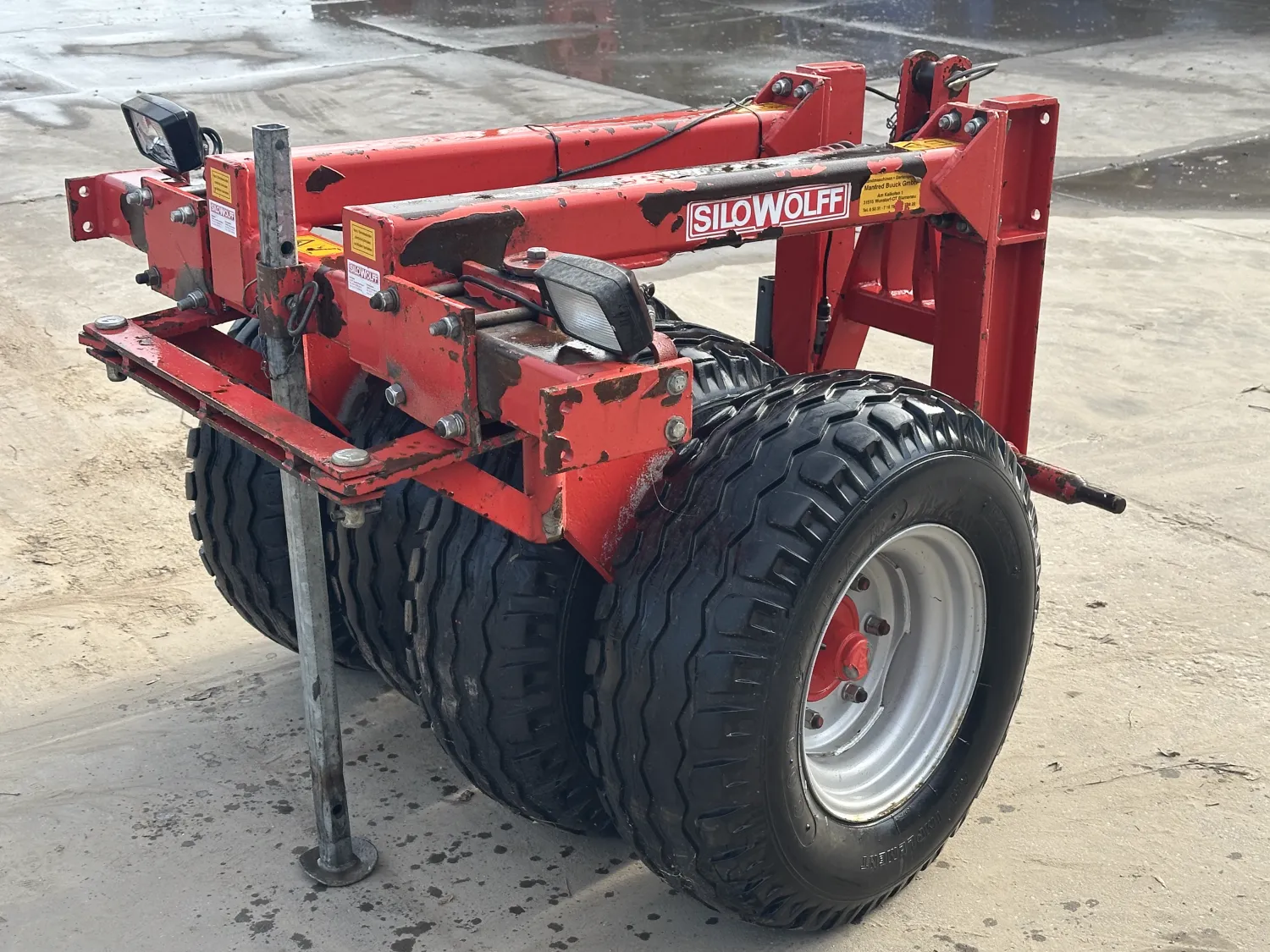 Front Bandenpacker met 4 Meesturende Banden