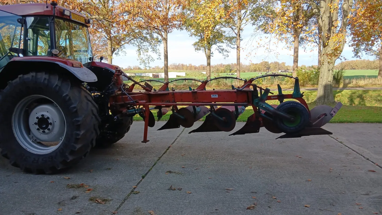 Kverneland 4-schaar ploeg | Tweedehands landbouwwerktuig