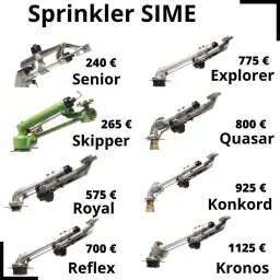 Nouvelles pièces pour système d'irrigation à vendre