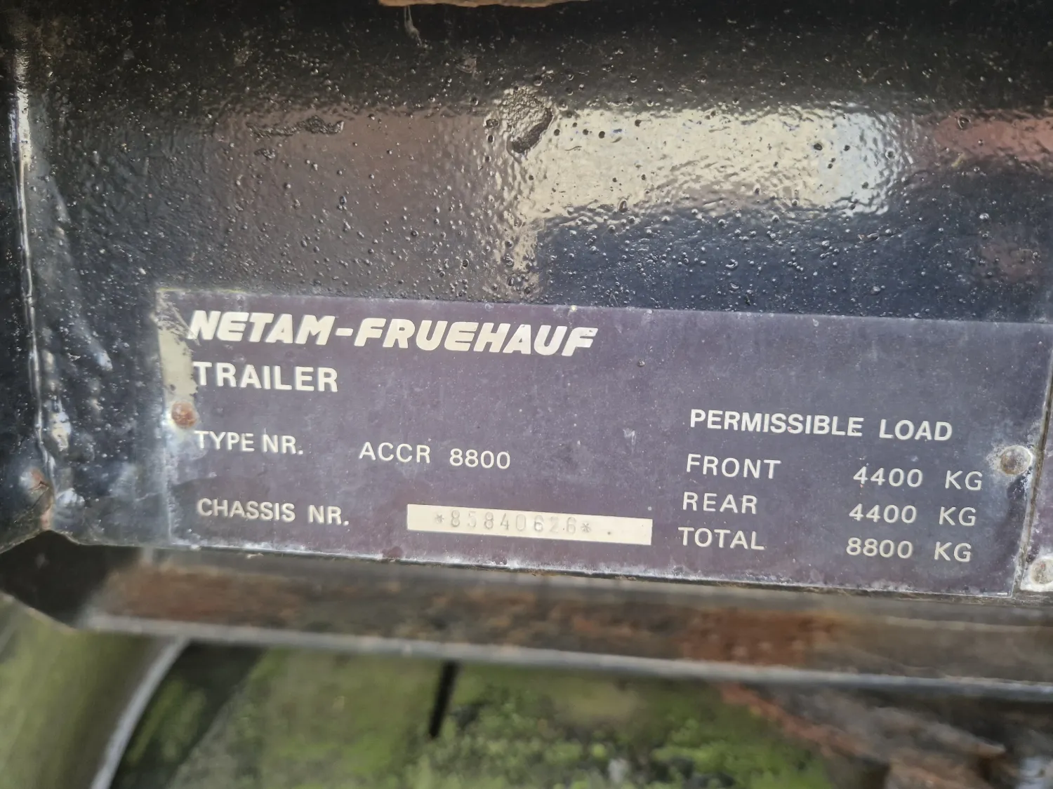 Luchtgeremde aanhanger - 8800kg laadvermogen