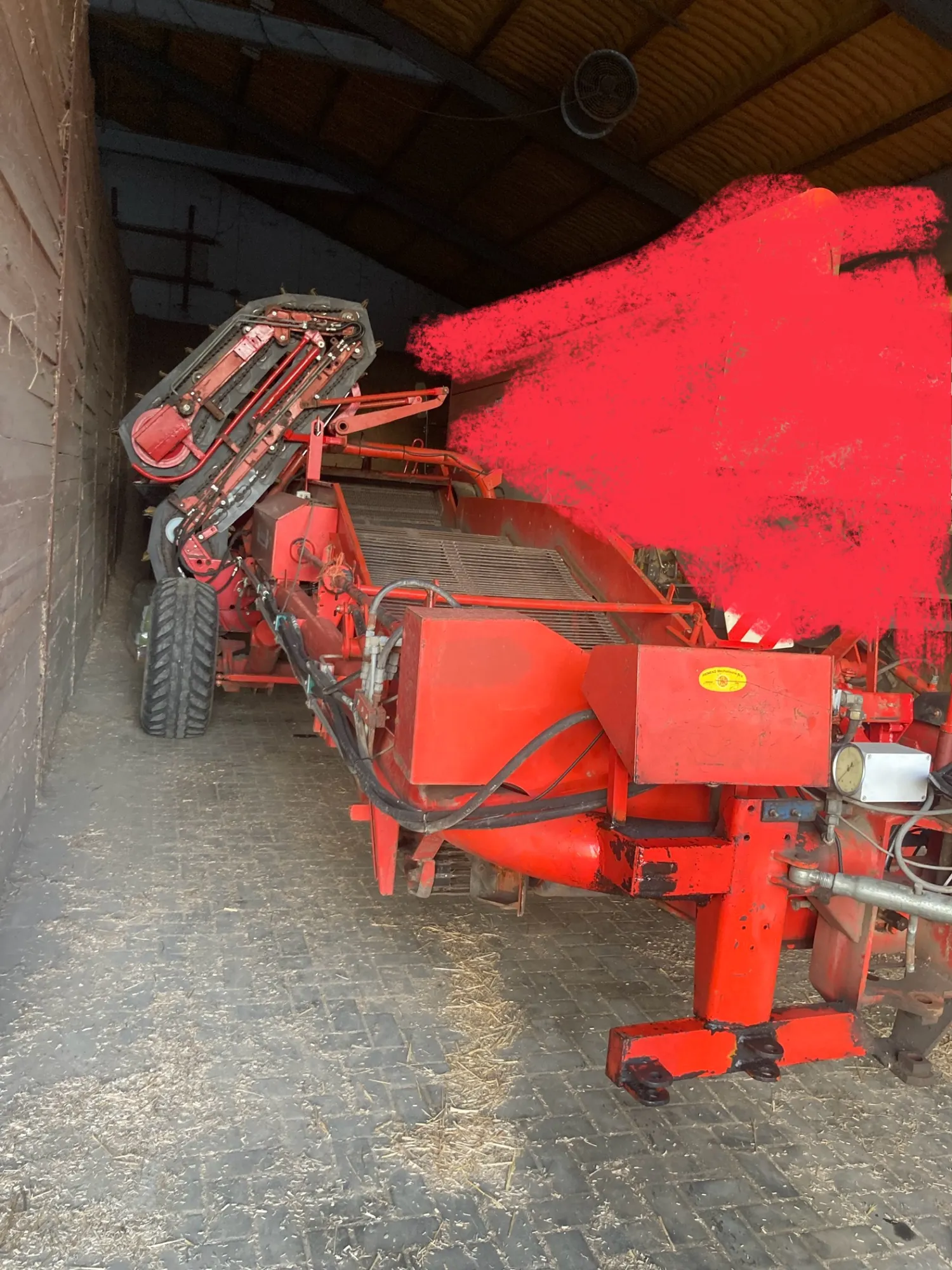 Cargador de cebollas Grimme DL 1500 a la venta | Banda de erizo