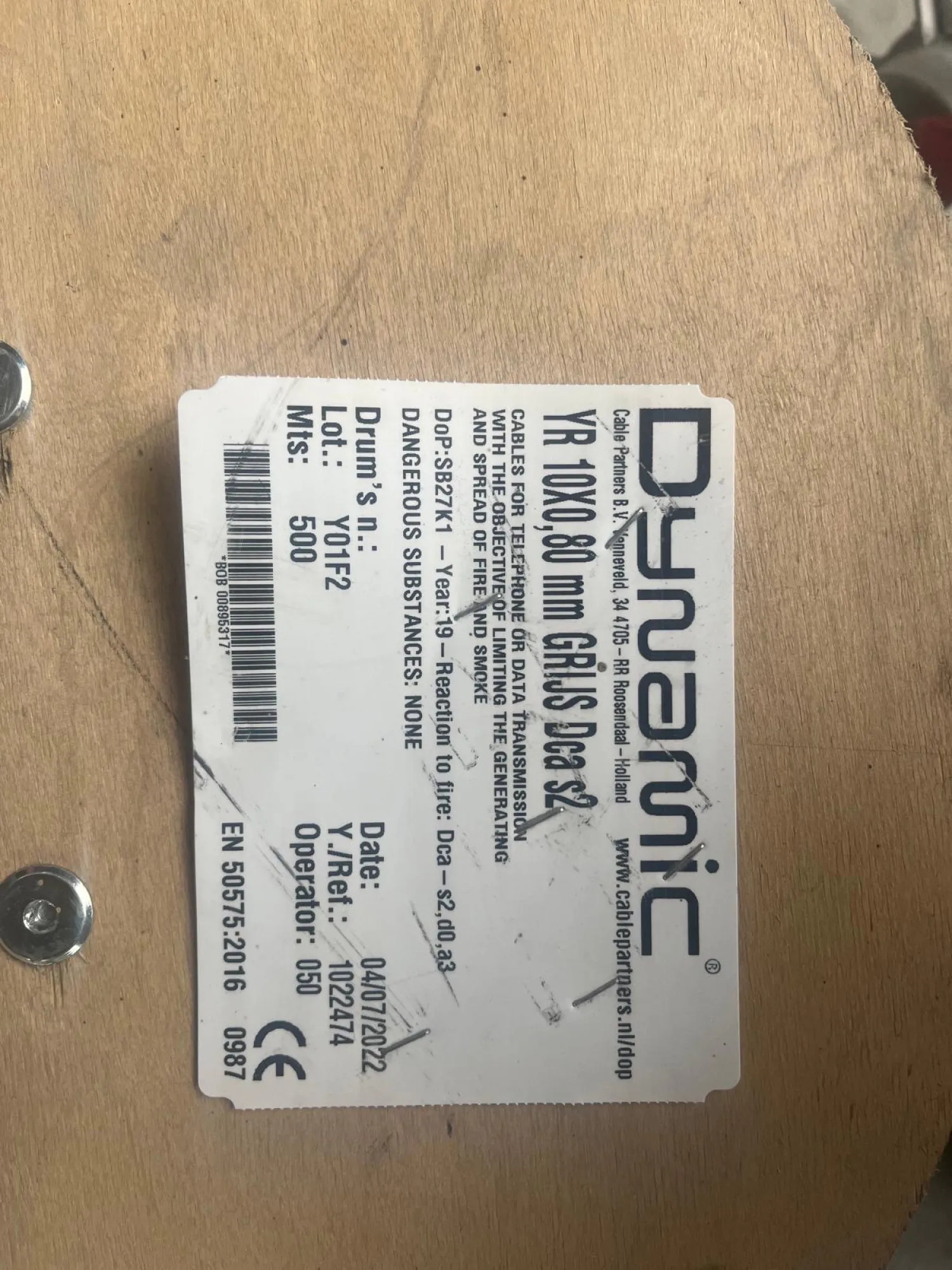 Cablu de control Dynamic YR DCA-S2 - Nou pe role