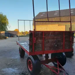 Landbrugsvogn 6 ton med halmforhøjere - 400x200 cm