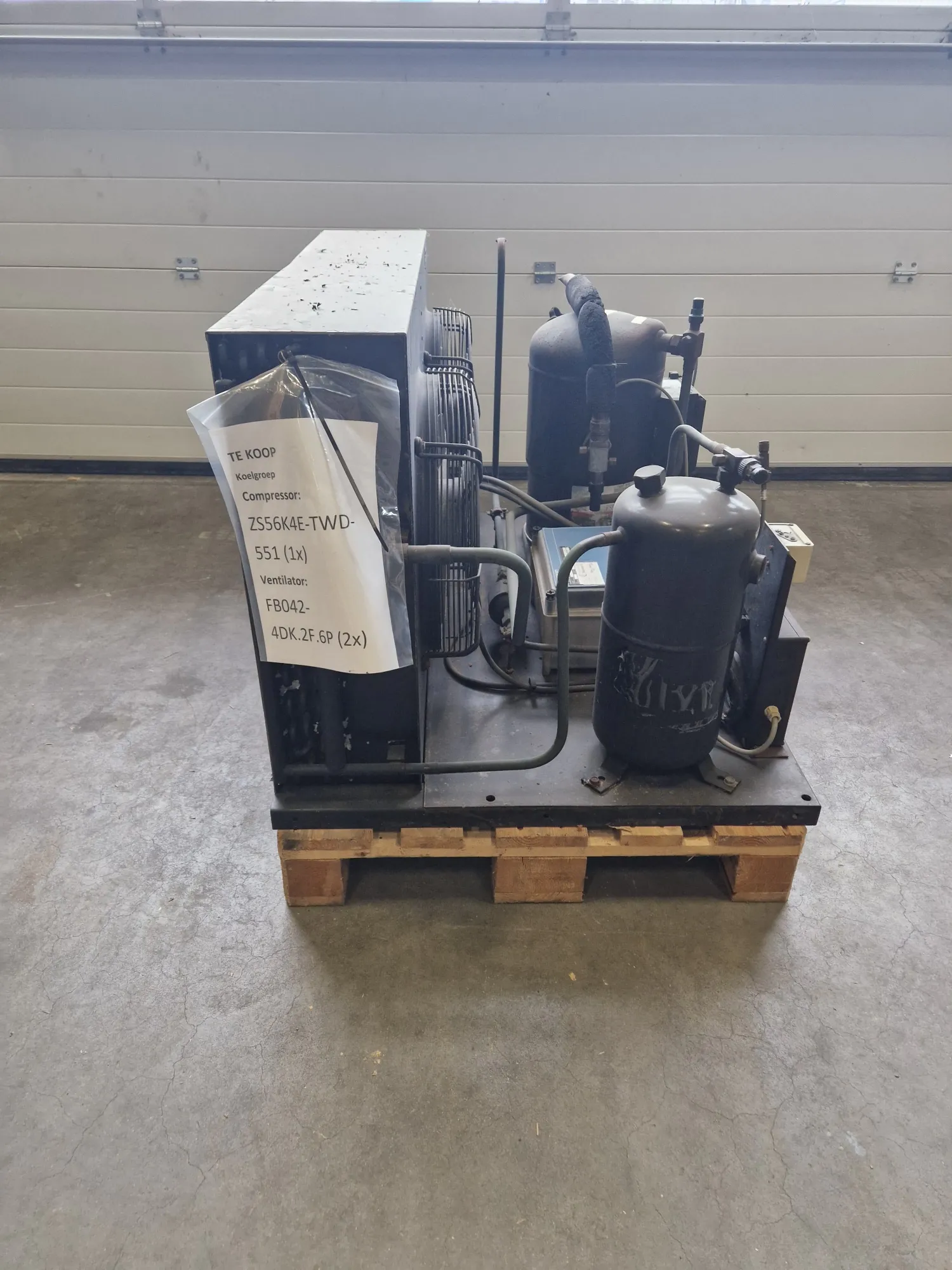 Copeland MC S9 ZS56 TWD Koelgroep voor Melkkoeltank