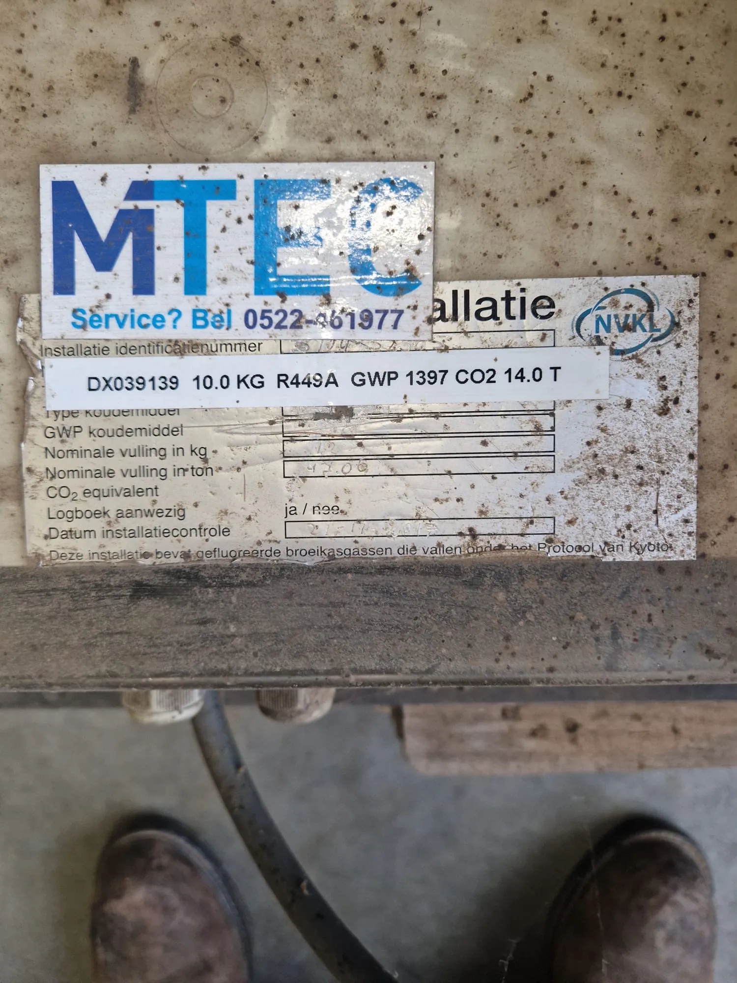 Koelgroep voor Melkkoeltank - Hermetique TAGP4546Z