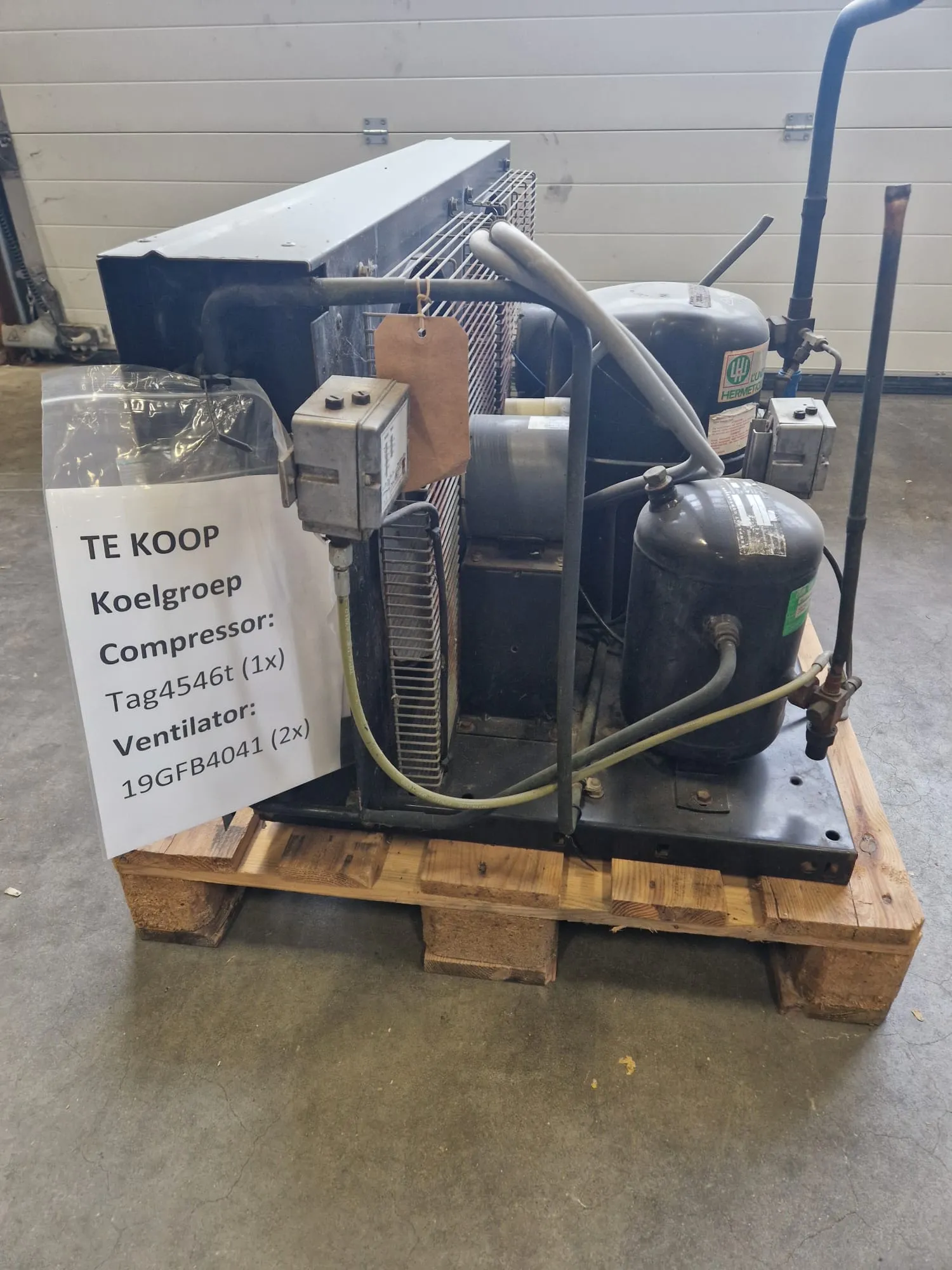 Hermetique TAG4546T HR Koelgroep voor Melkkoeltank