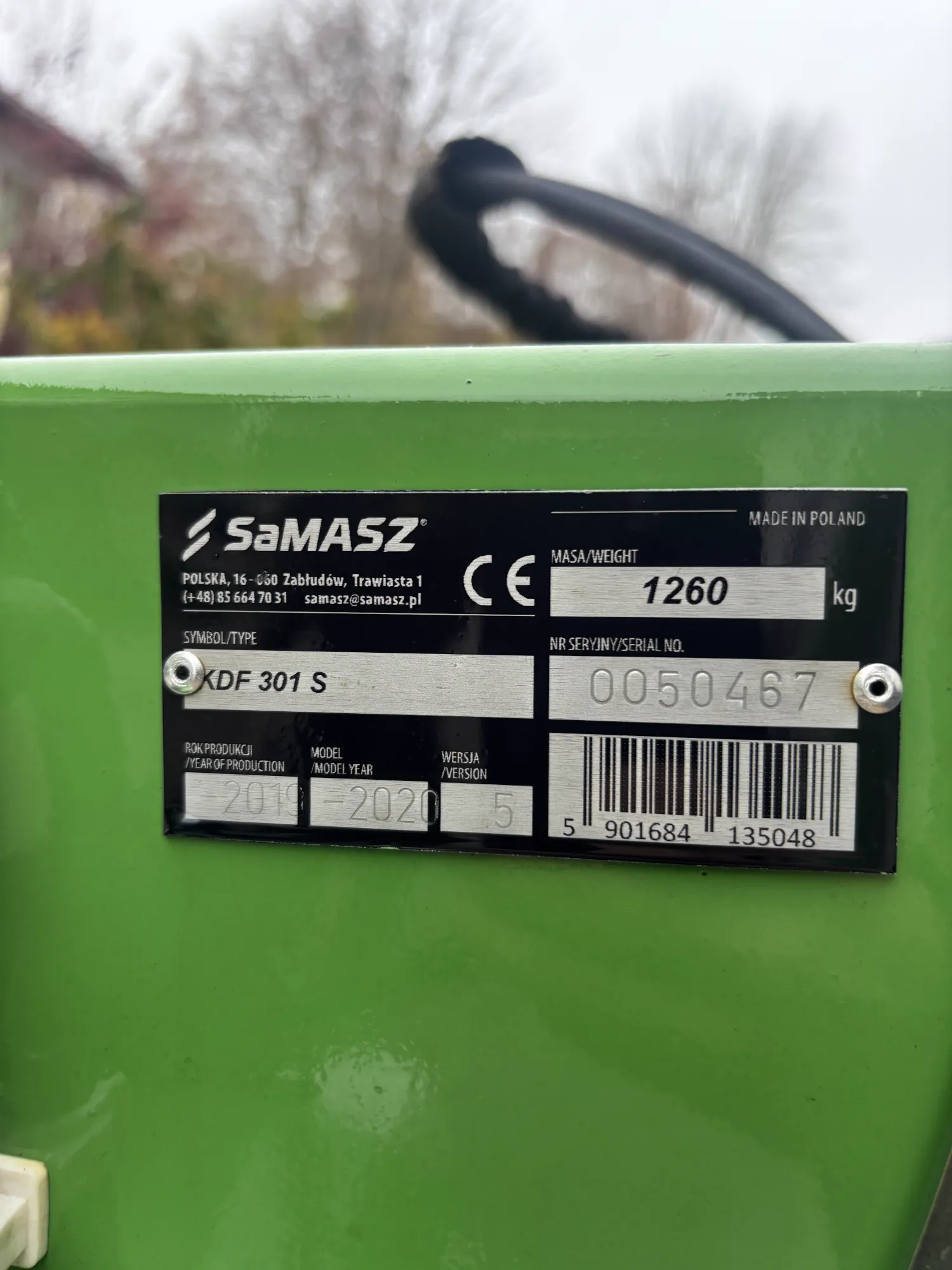 Samasz KDF 301S PerfektCut Front Mower | Farm Equipment