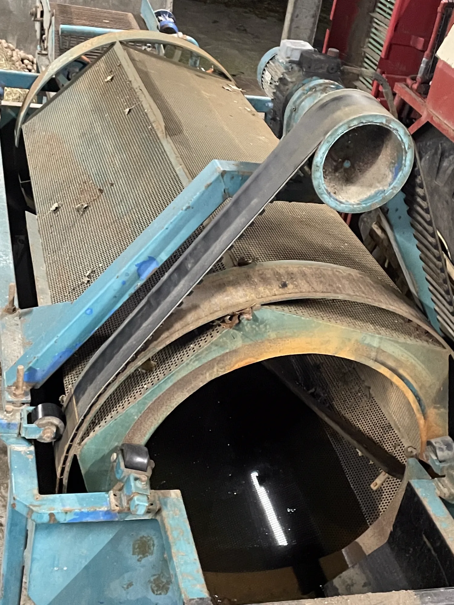 Spoeltrommel met zware pomp te koop