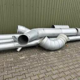 Stofafzuiging buizen en bochten in diverse maten