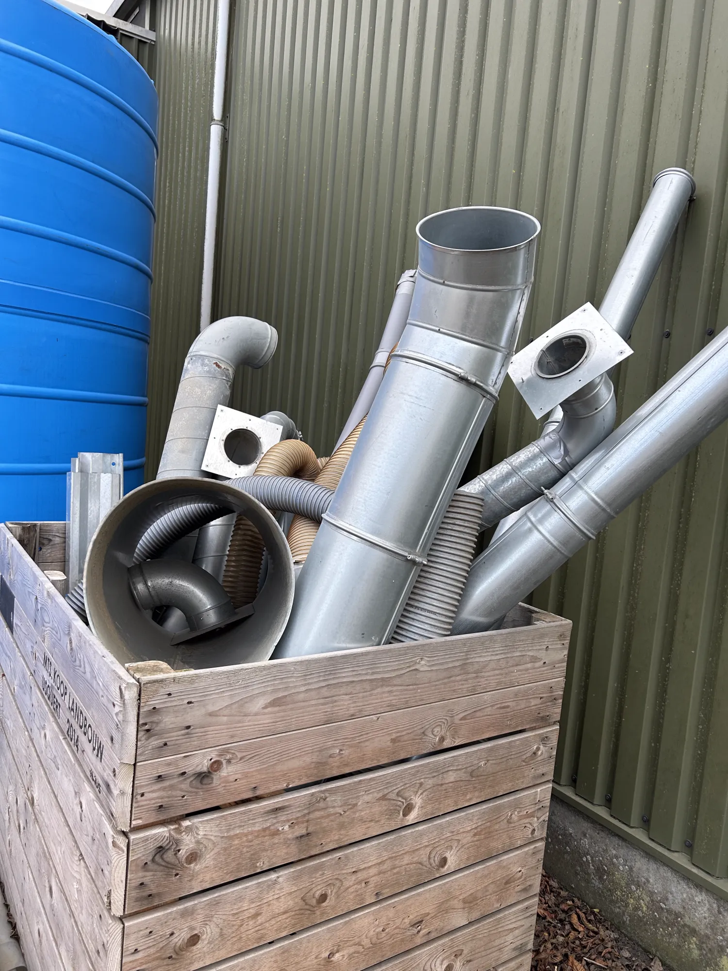 Stofafzuiging buizen en bochten in diverse maten