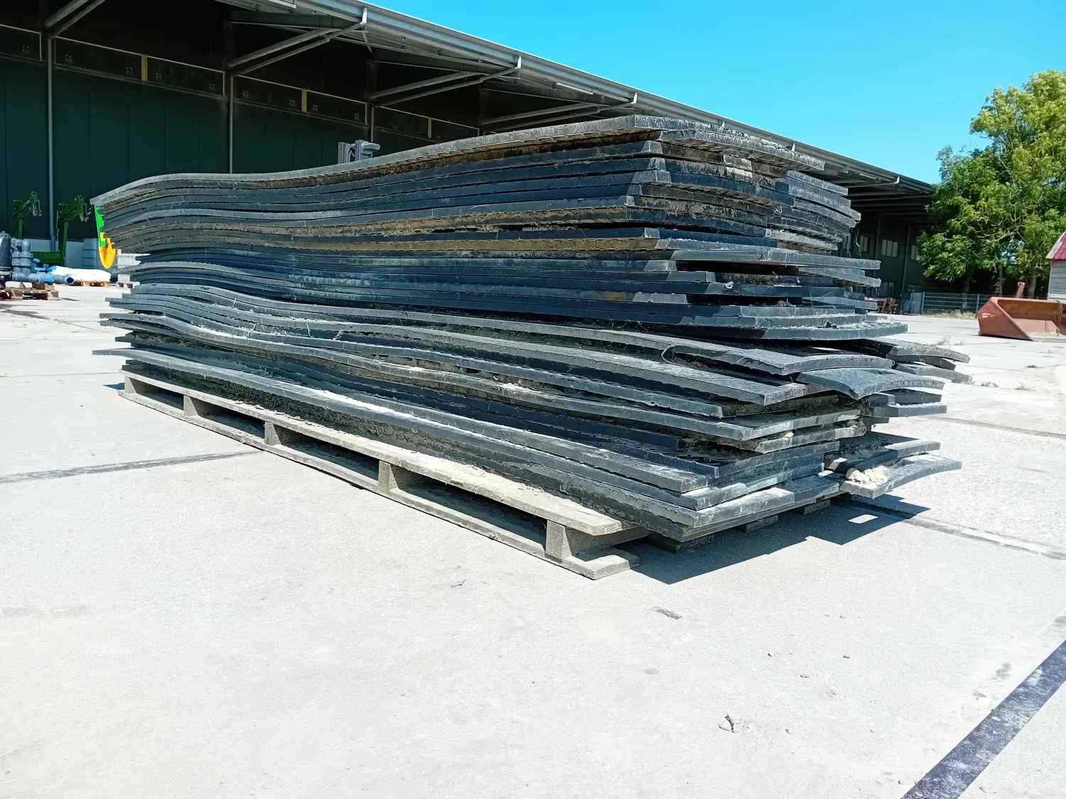 Gebruikte rijplaten 300x50cm - Goede staat - €35/stuk