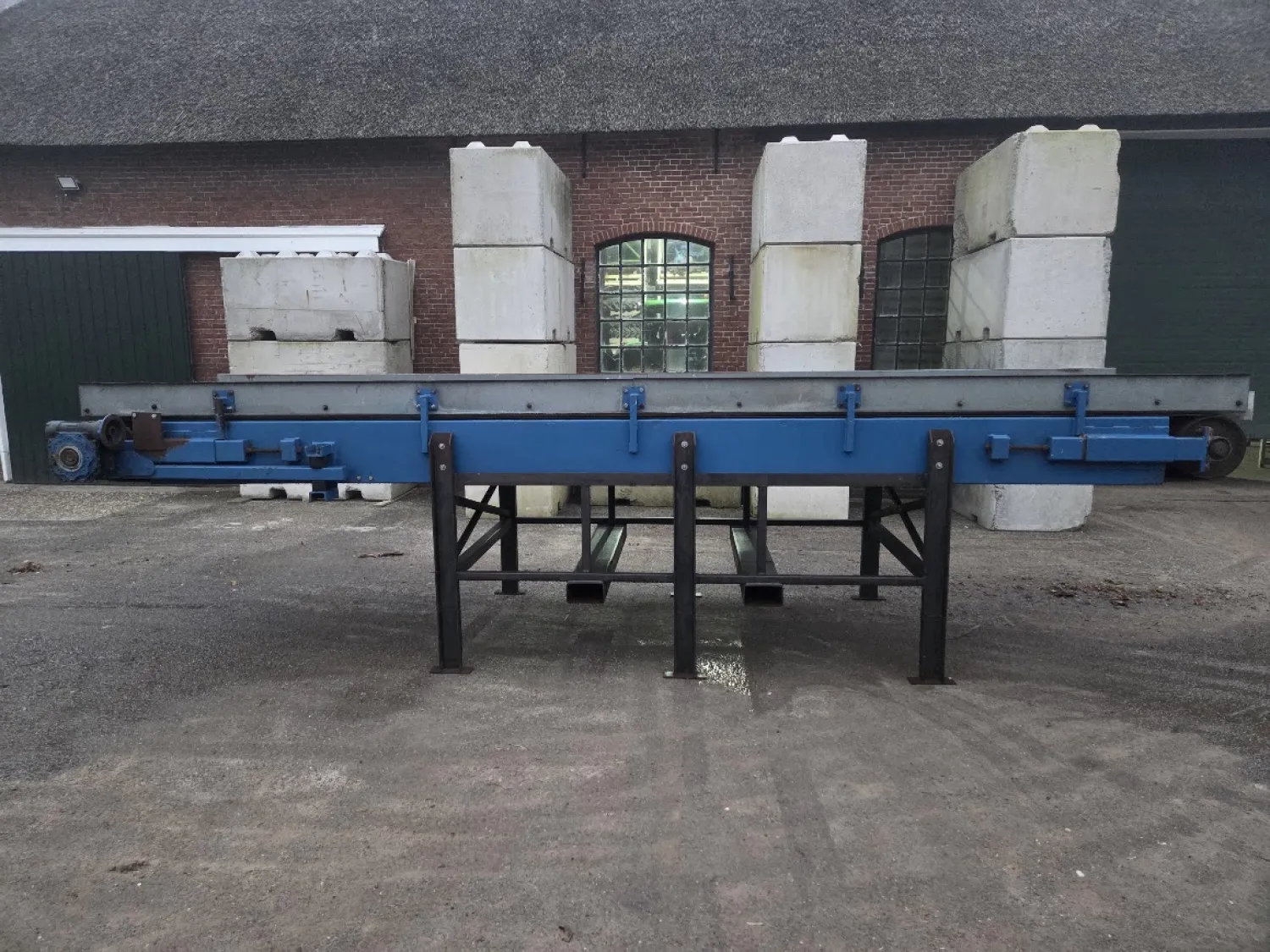 Ciężki Przemysłowy Przenośnik Taśmowy - 515x120cm