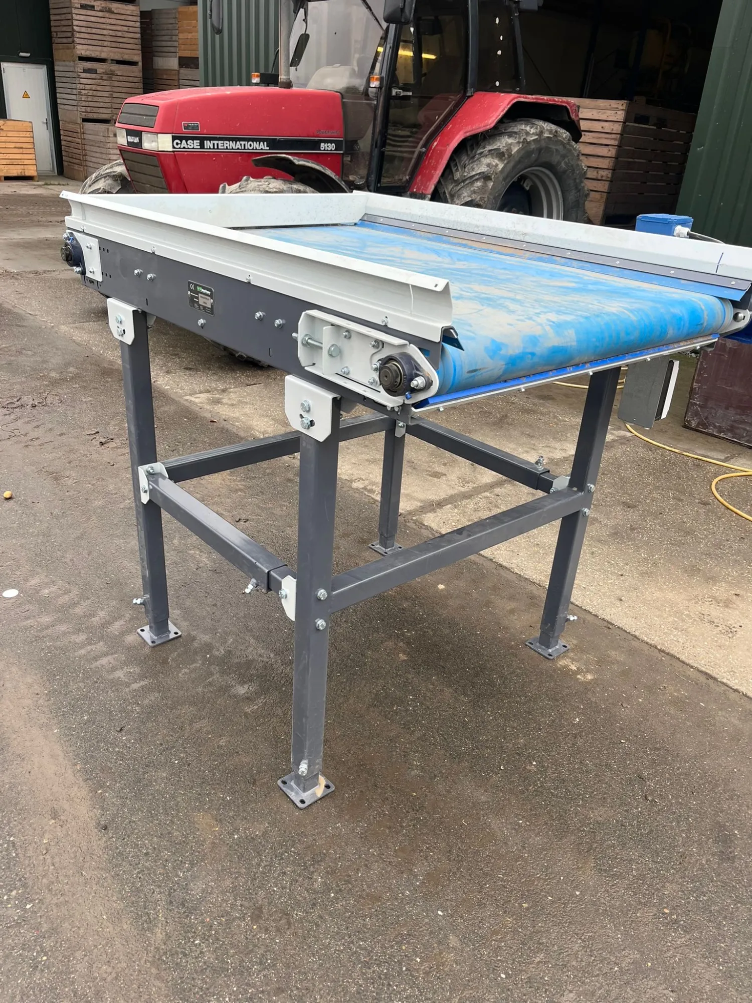 Prawie Nowy Przenośnik Taśmowy Pro-Vega - 1.5m - Niebieska Taśma PVC