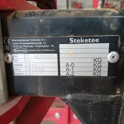 Steketee EC Weeder Schoffelmachine - Camera Bestuurd