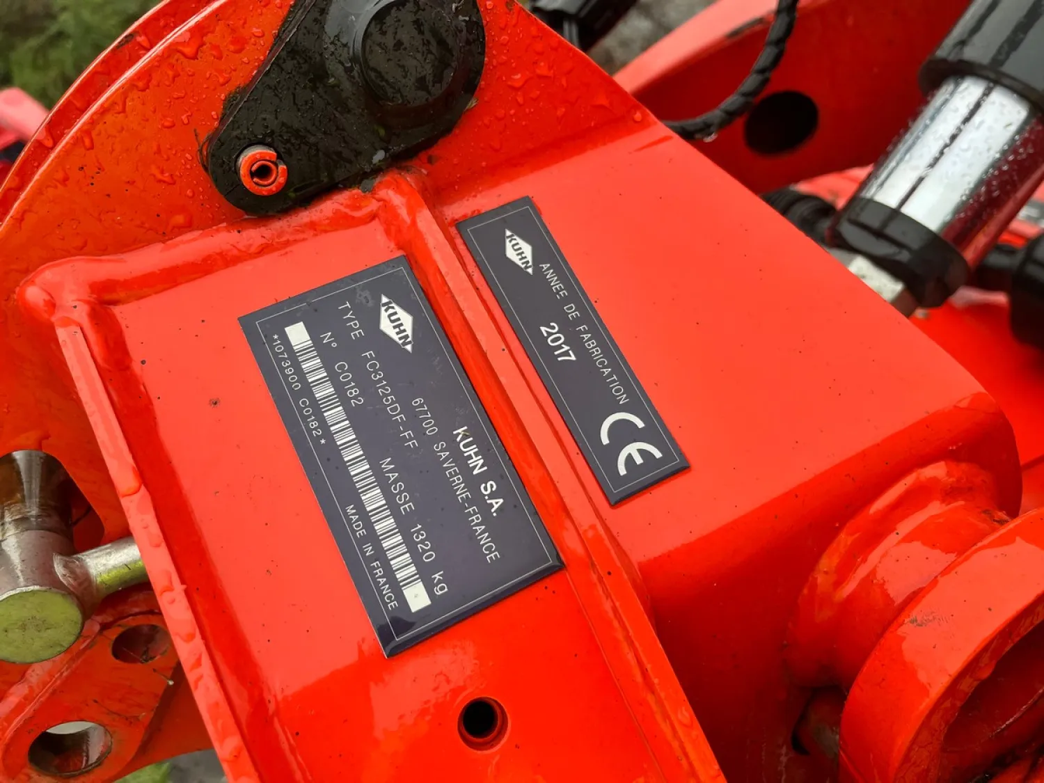 Nette Kuhn FC 3125 DF-FF maaier, bouwjaar 2017