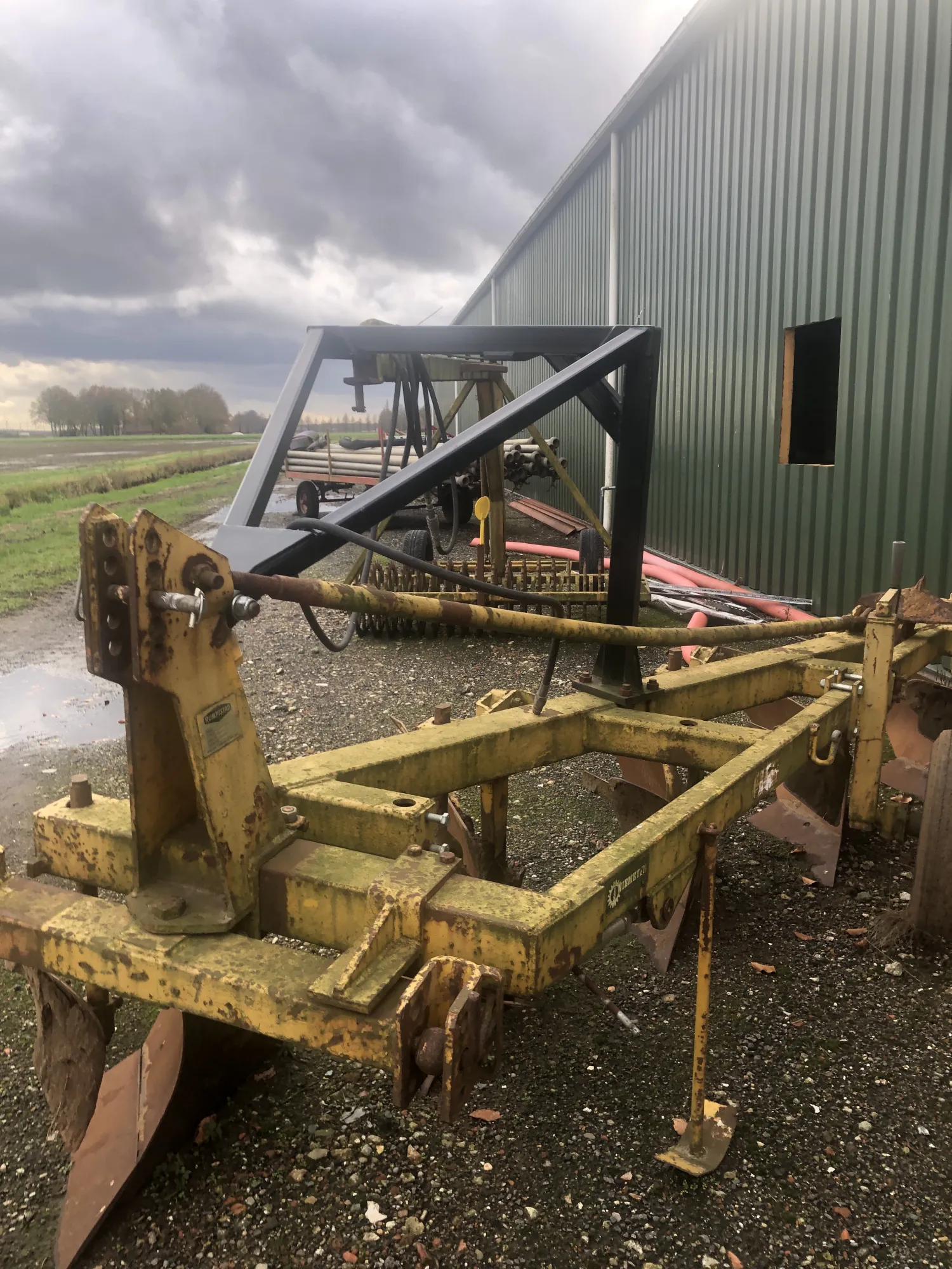 Rumpstad 5-schaar ploeg met vorenpakker | Gebruikt