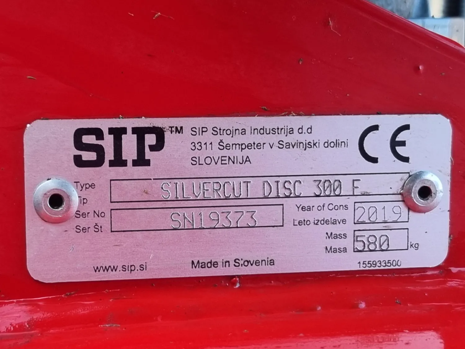 SIP Silvercut schijvenmaaiers - Bouwjaar 2019 - Nette staat